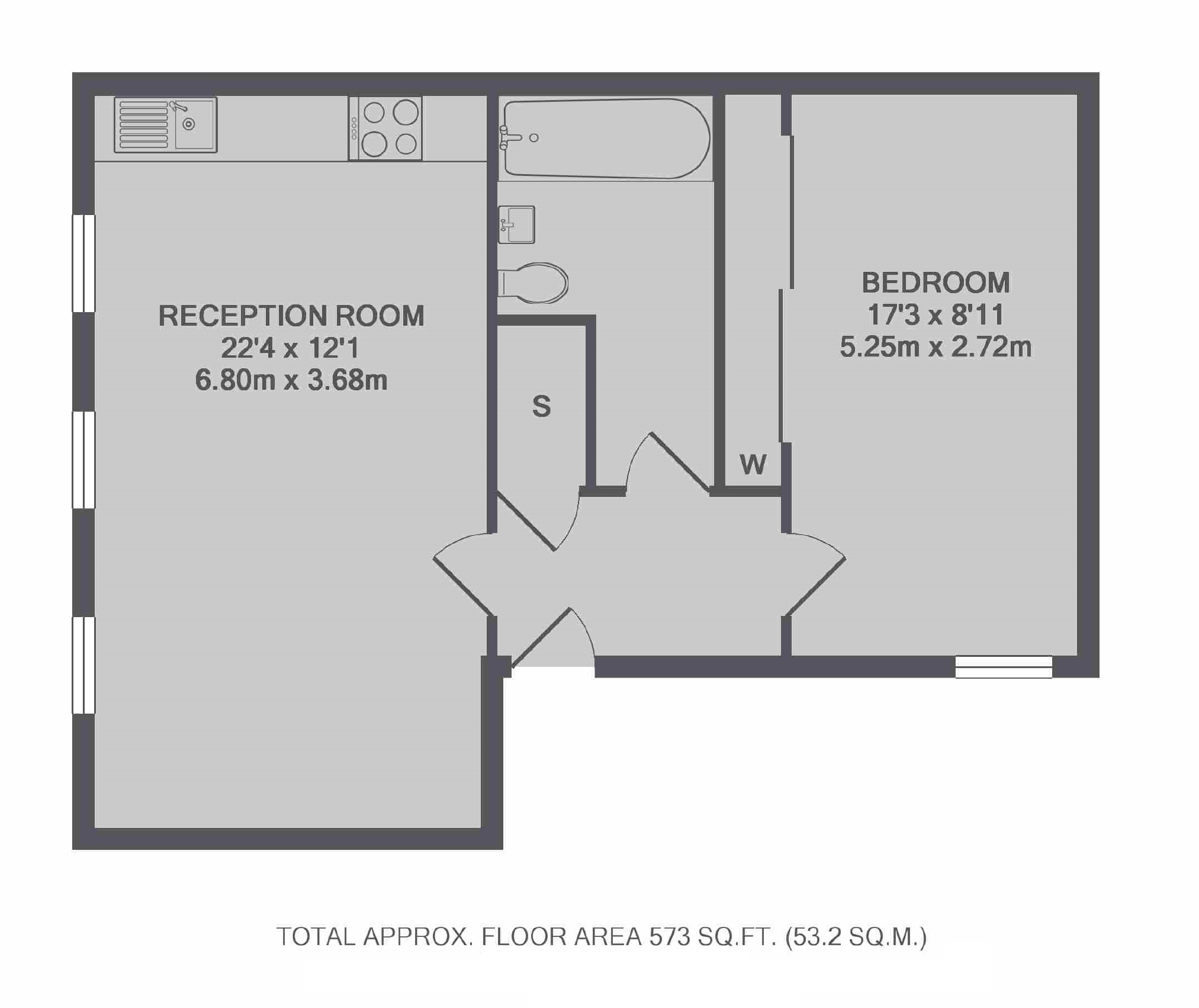 1 Bedrooms Flat for sale in Tottenham Place, Tottenham Mews, London W1T