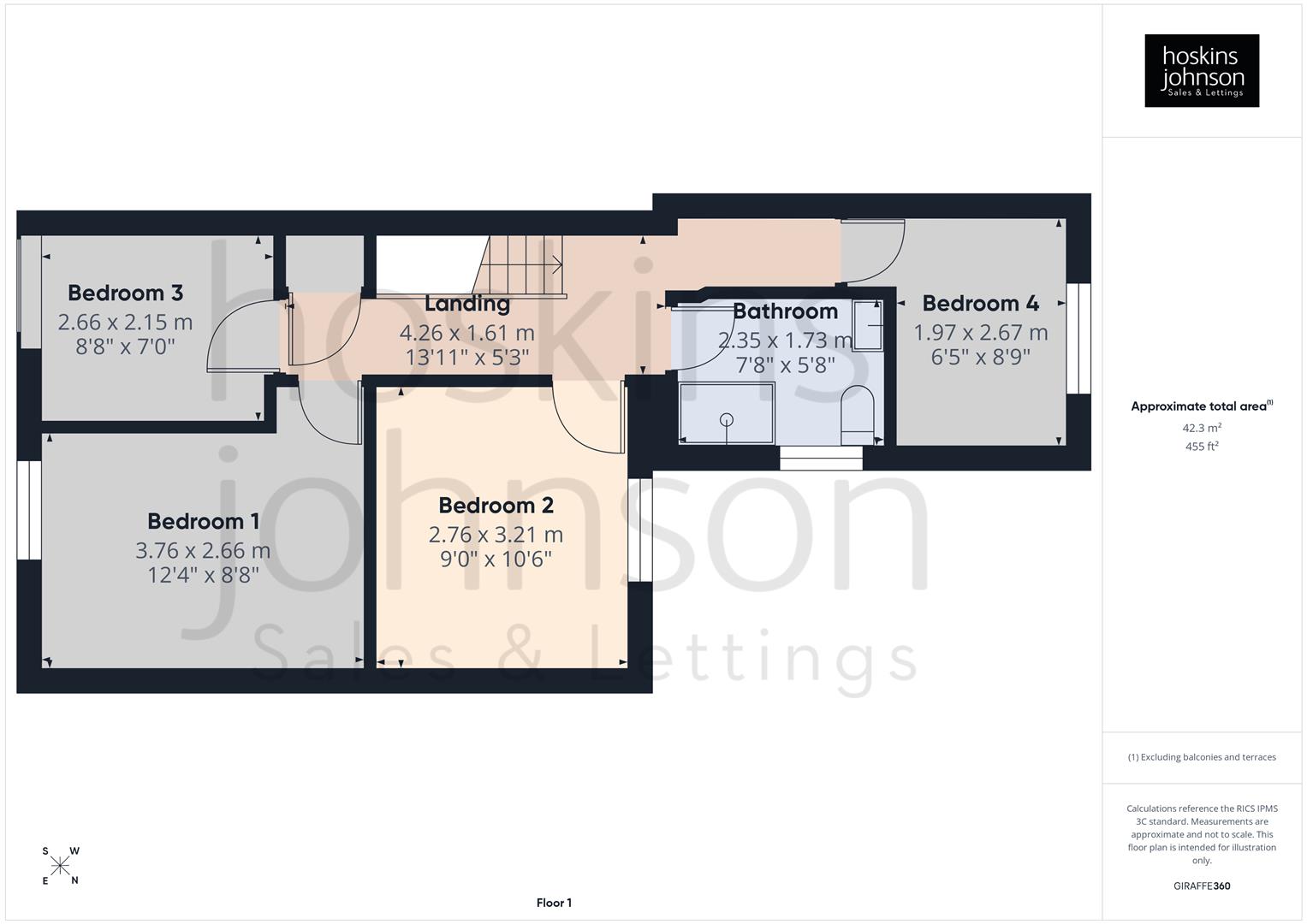 88, Berw Road, Pontypridd floorplan