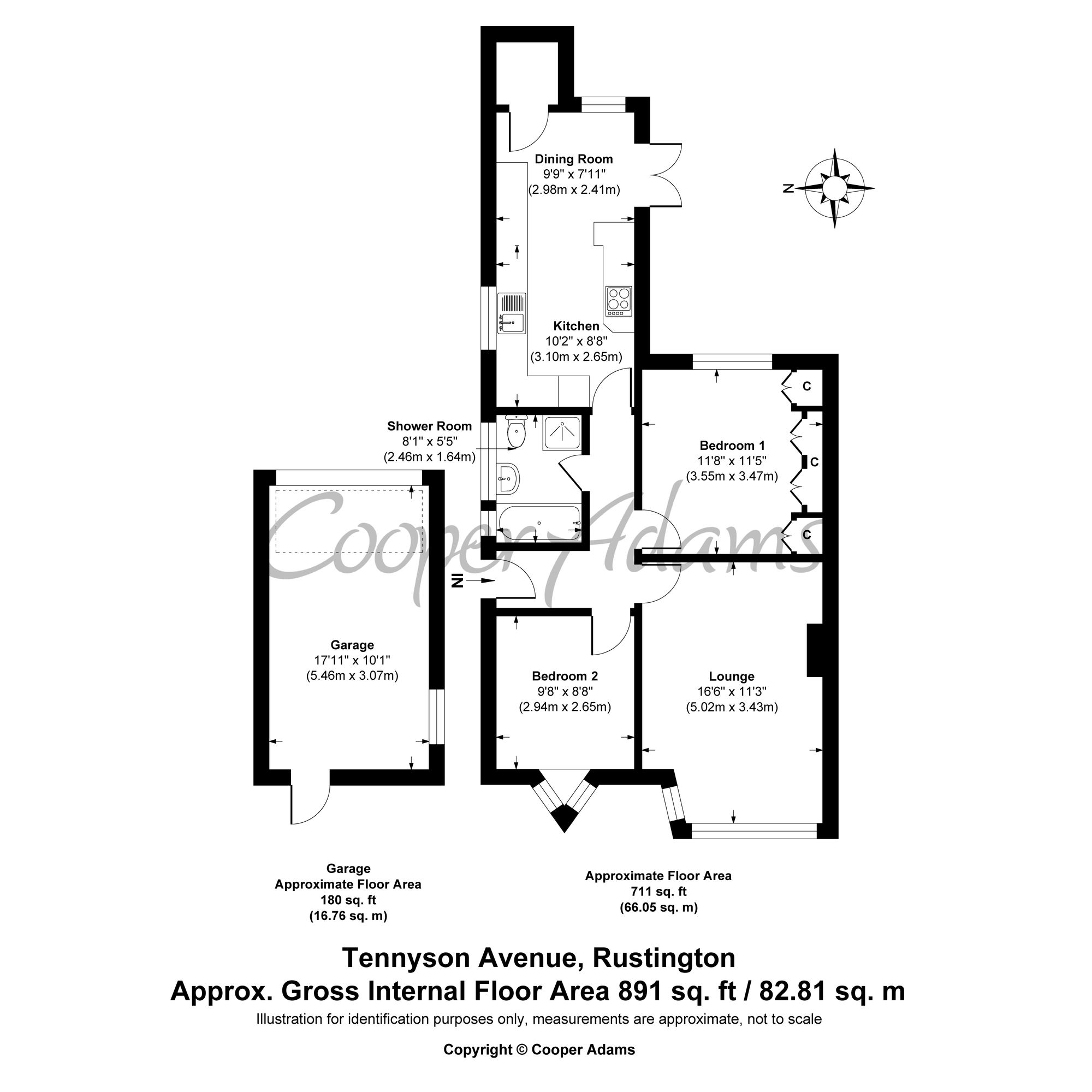 53 Tennyson Avenue, Littlehampton floorplan