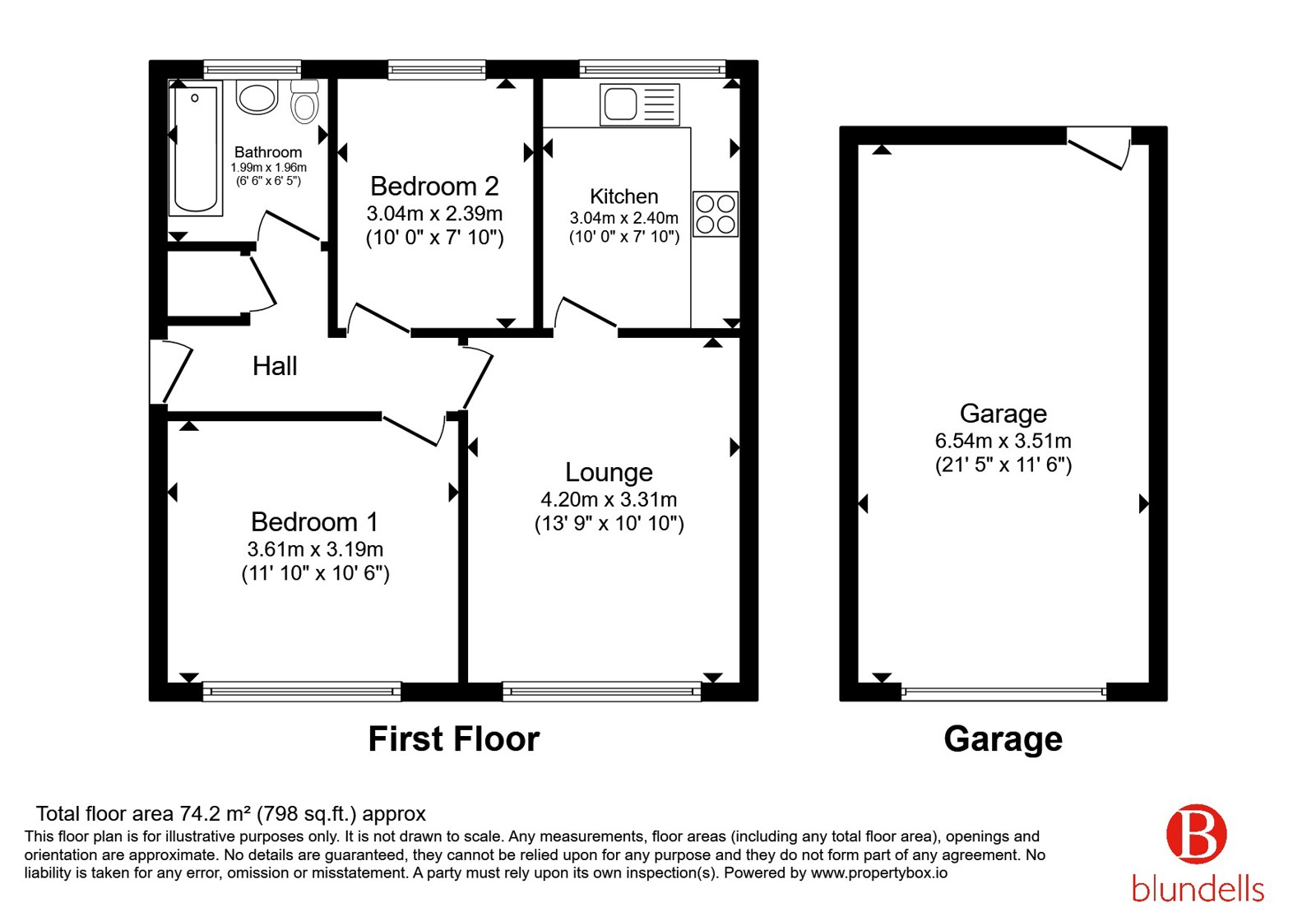 Flat 3 Parkwood House,, Oakley Road, Sheffield floorplan