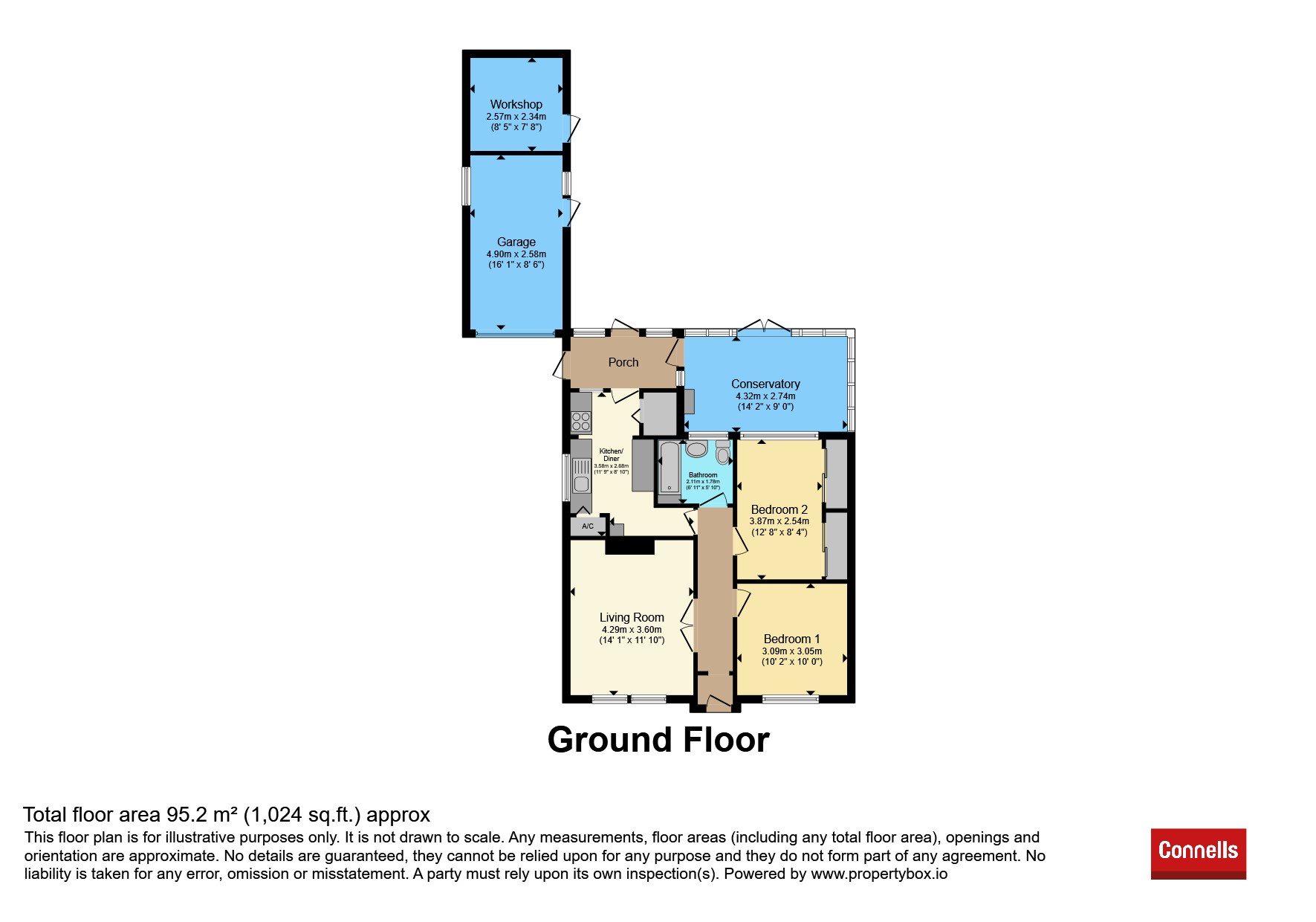17, Beacon Close, Salisbury floorplan