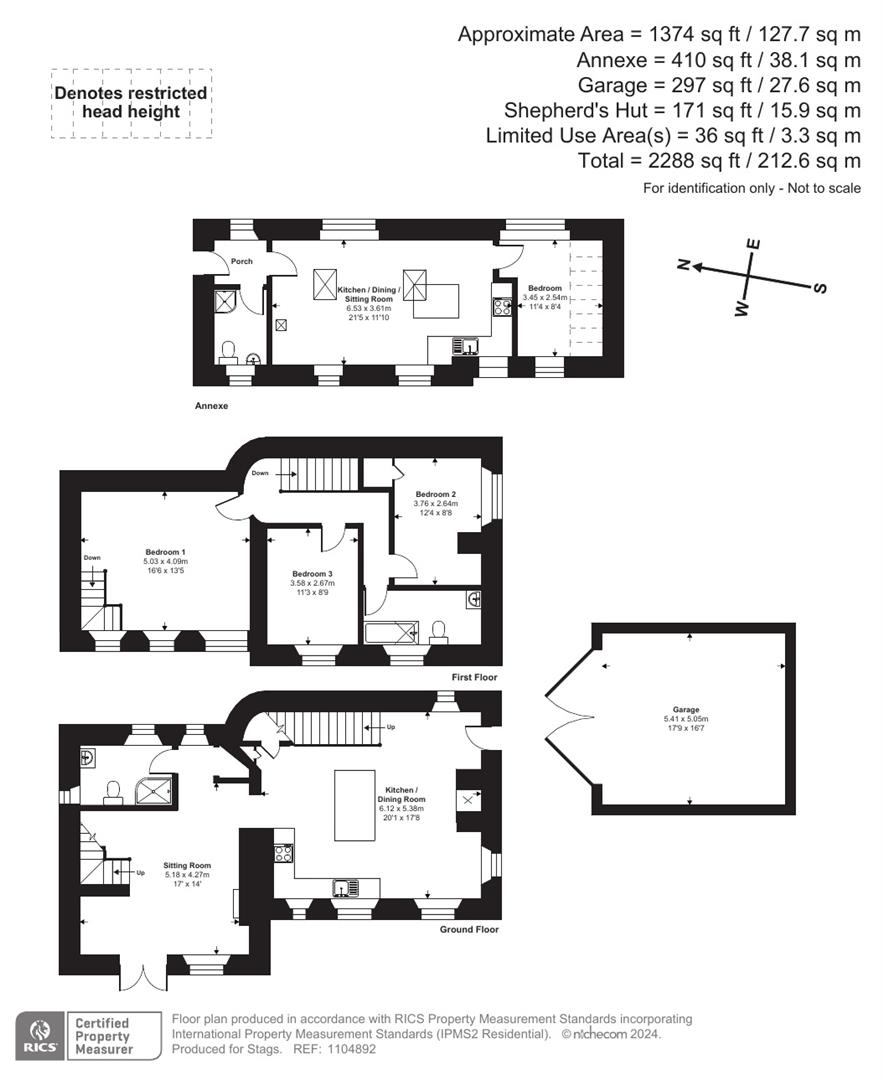 Hillford Cottage, Treffanny Hill, Liskeard floorplan