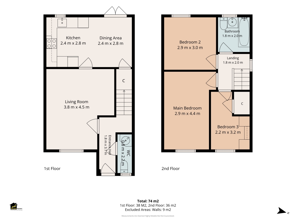 7, Shakespeare Close, Brompton on Swale floorplan