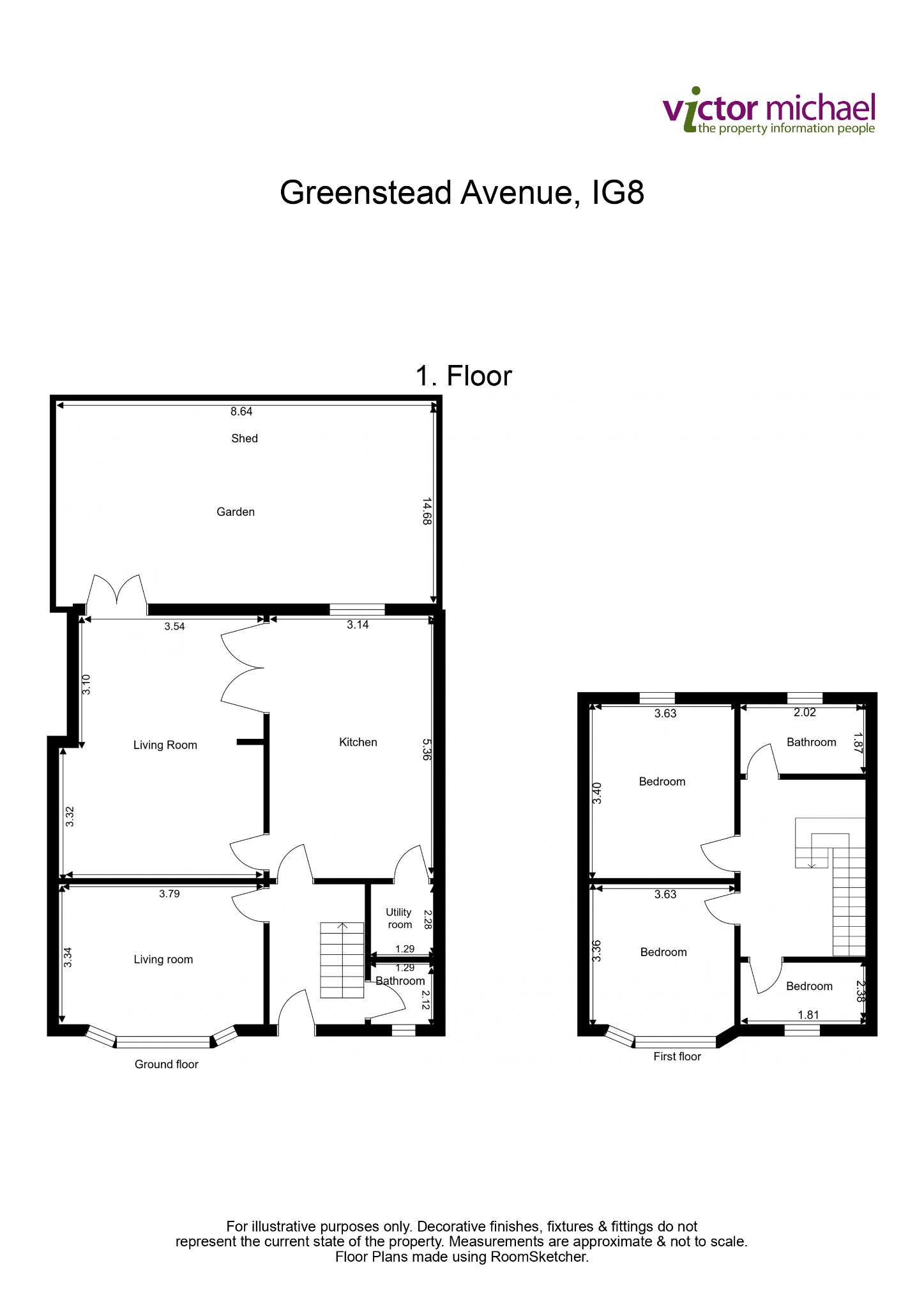 1 Greenstead Avenue, Woodford Green, Greater London floorplan