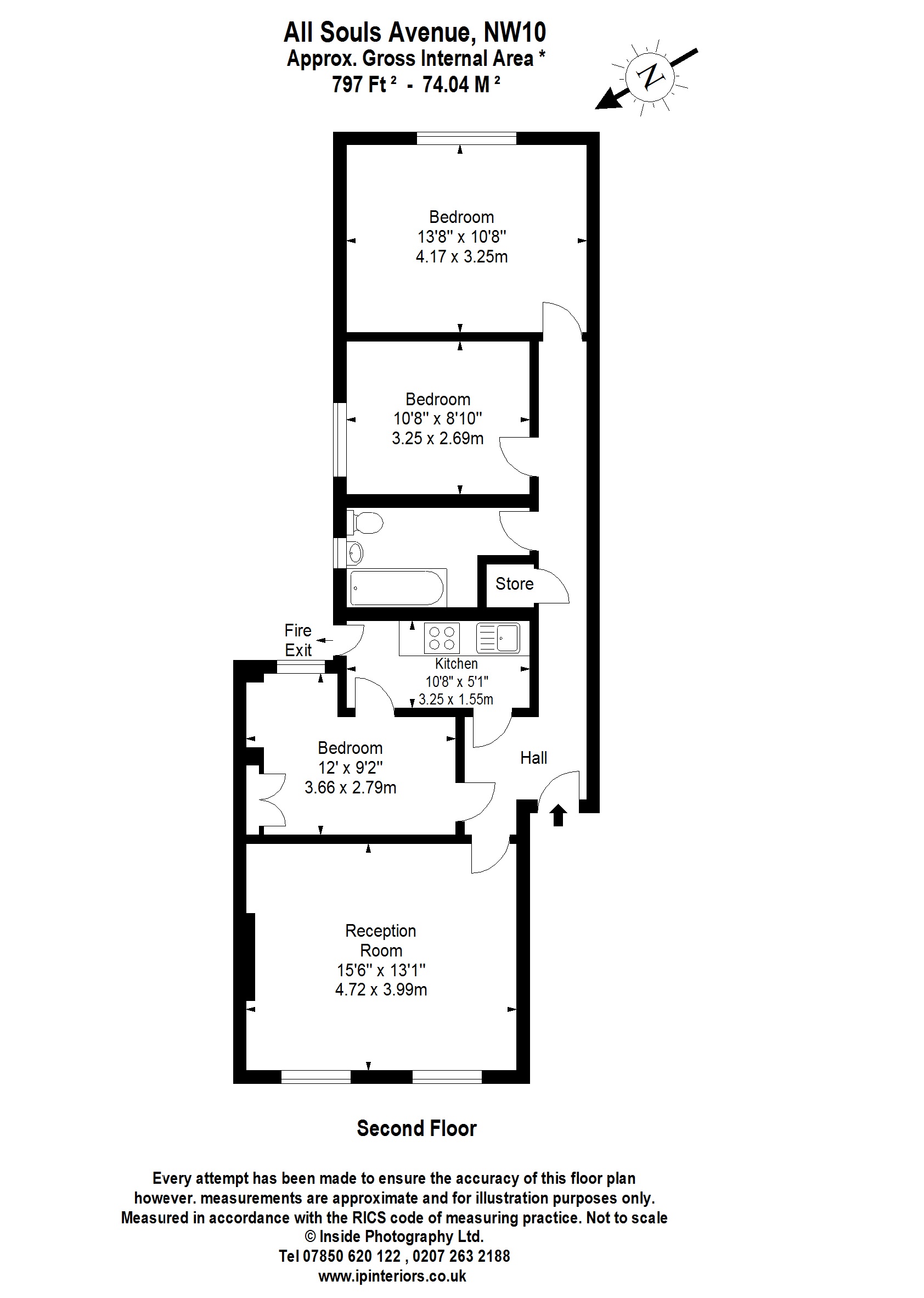 3 Bedrooms Flat for sale in All Souls Avenue, Willesden NW10