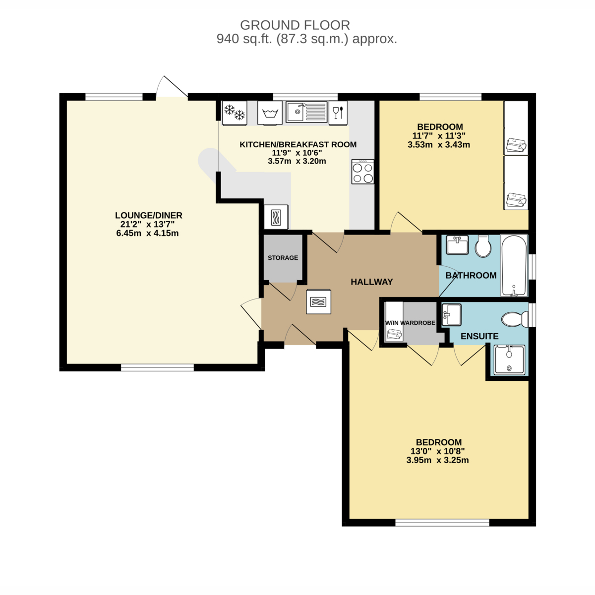 31, Glenwood Way, West Moors floorplan