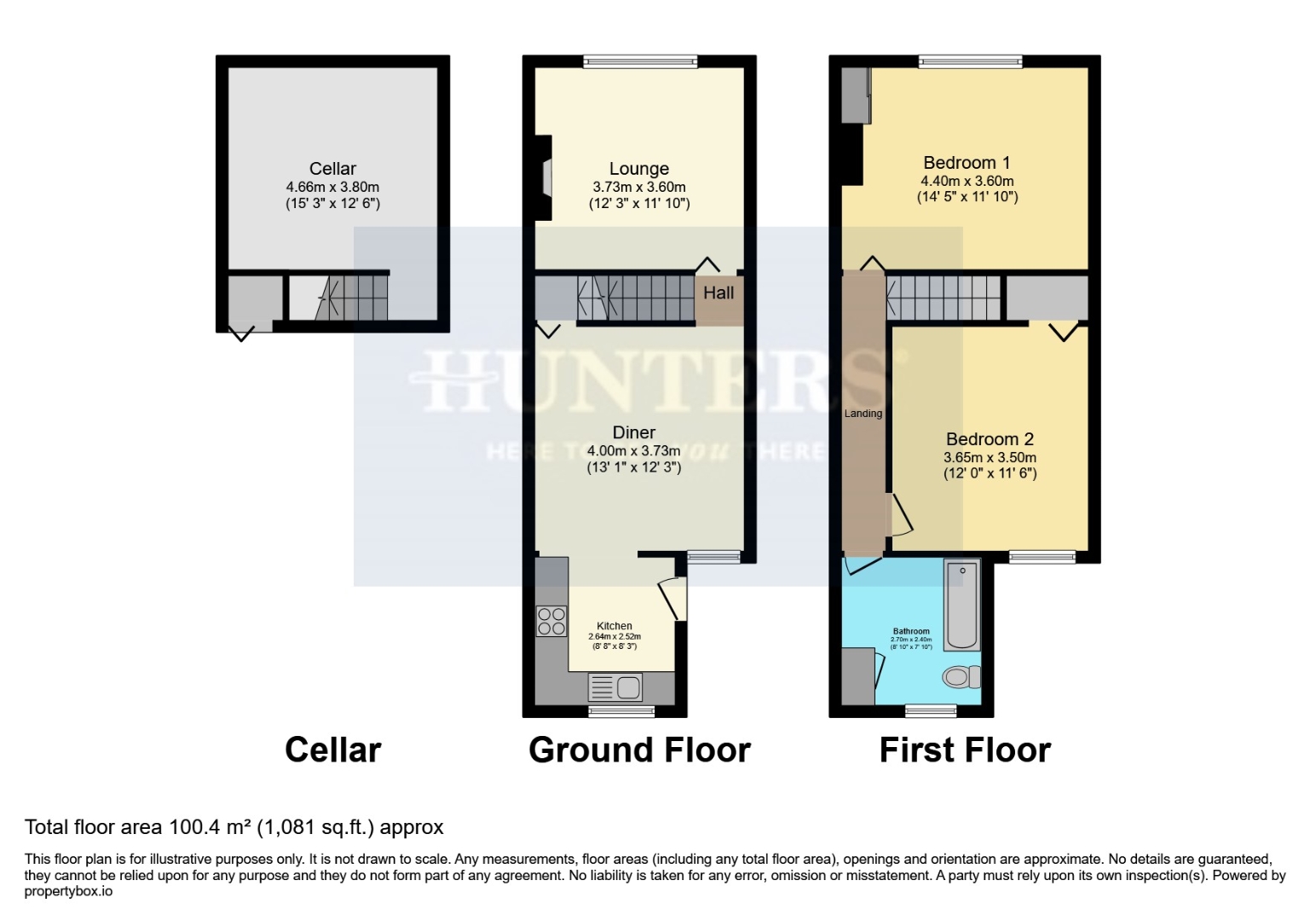 22, Ellerton Road, Sheffield floorplan