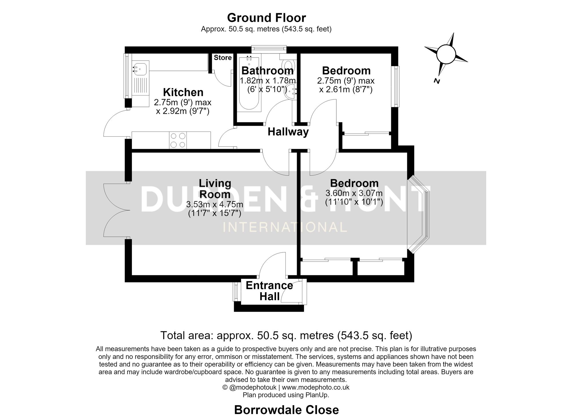 44 Borrowdale Close, Benfleet floorplan