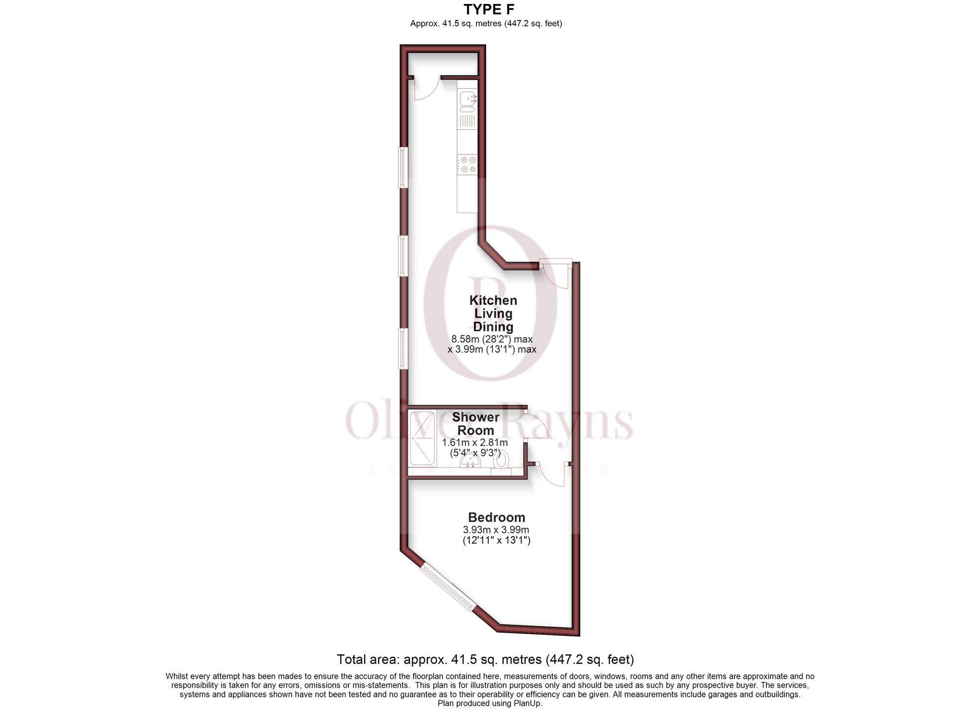 Apt 31, The Robo 19-23 Burleys Way, Leicester floorplan