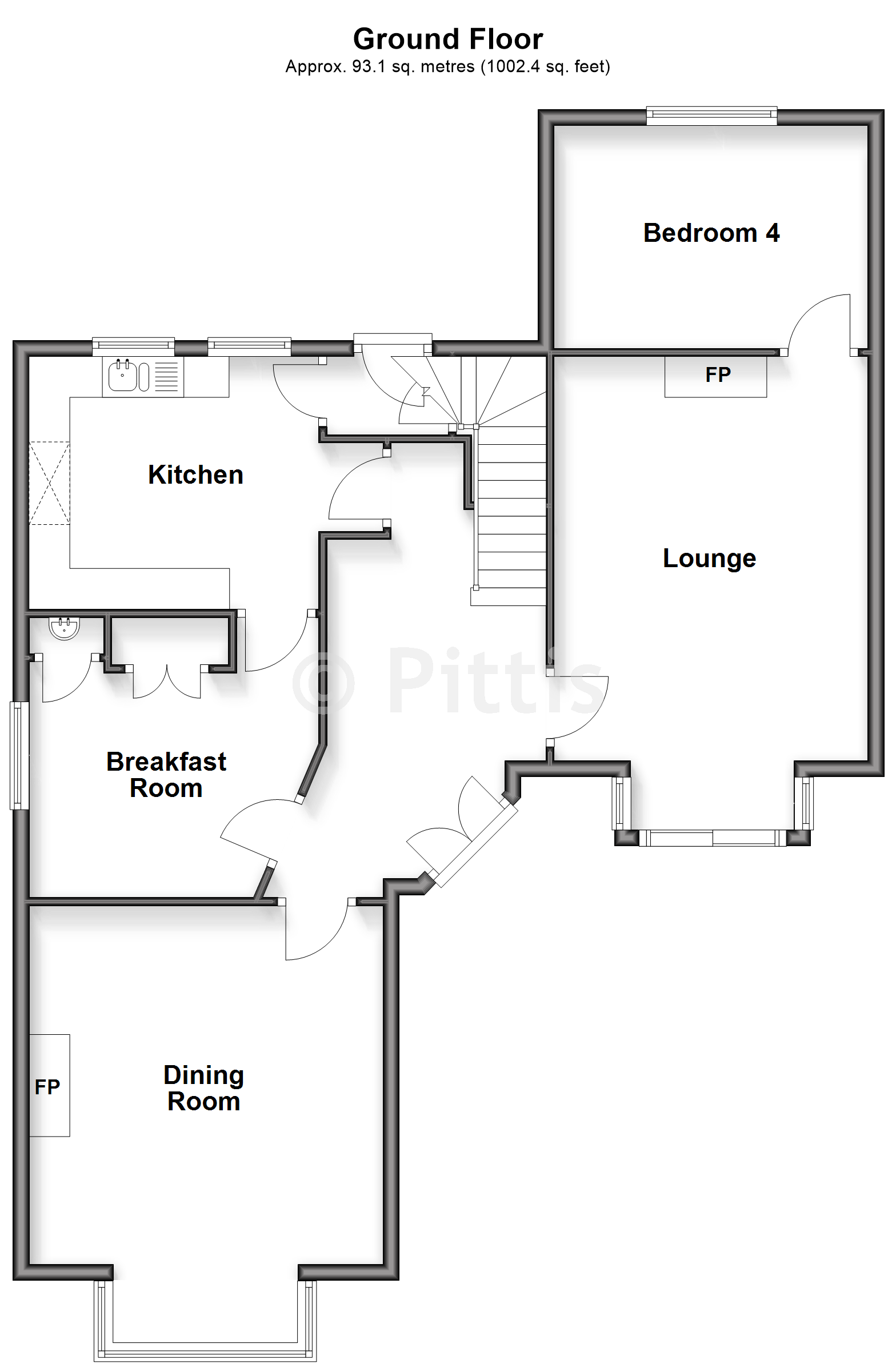 9, Arthurs Hill, Shanklin floorplan