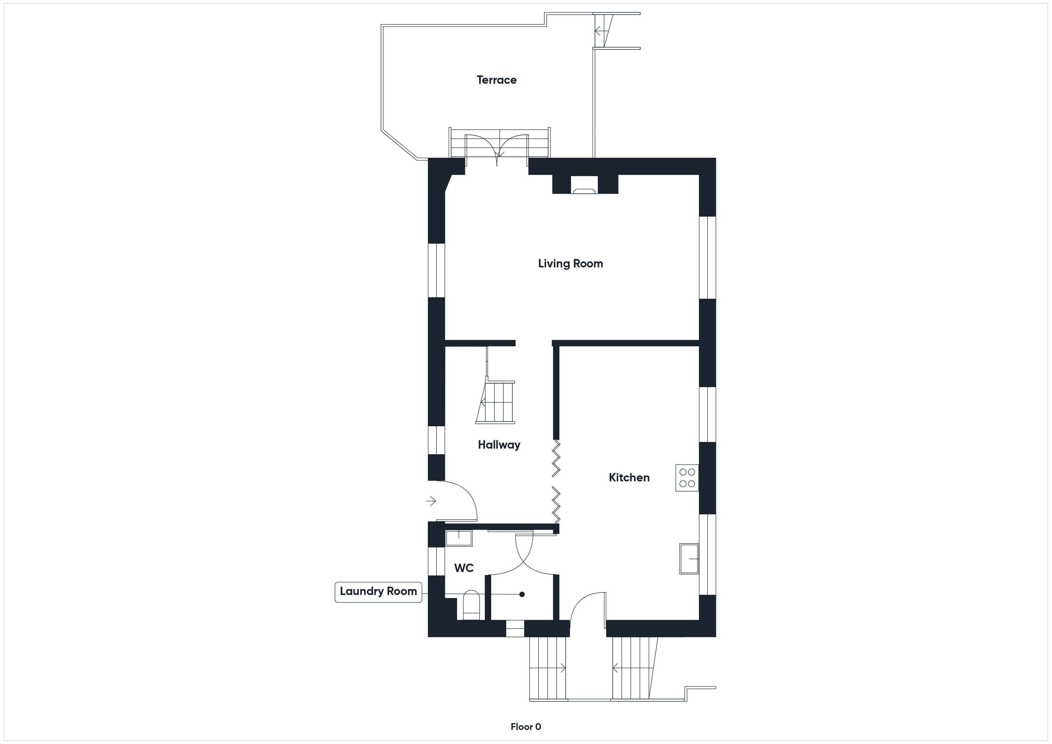 Kernewek-Chi, Howells Road, Bude floorplan