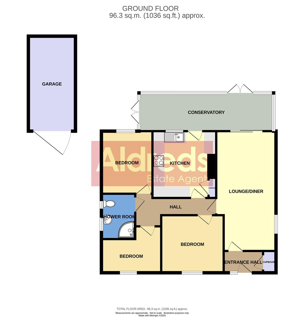 3, Pine Close, Great Yarmouth floorplan