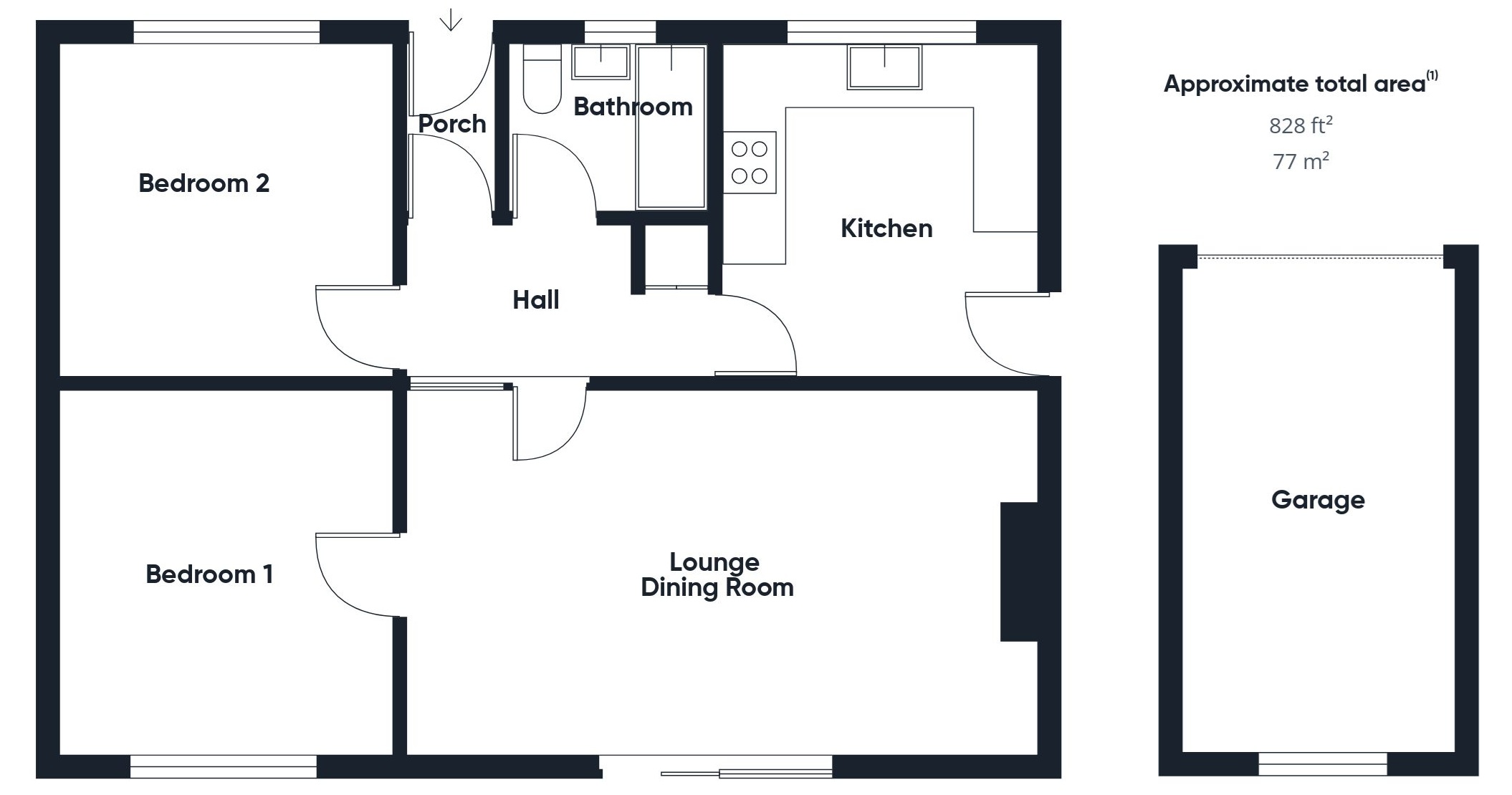 9, Treworden Close, Bude floorplan