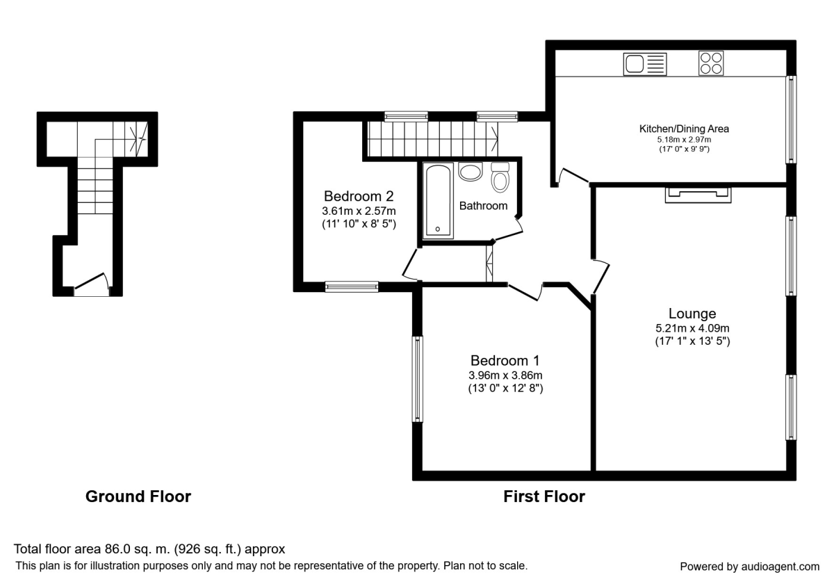 31/31A,, High Street, Stafford floorplan