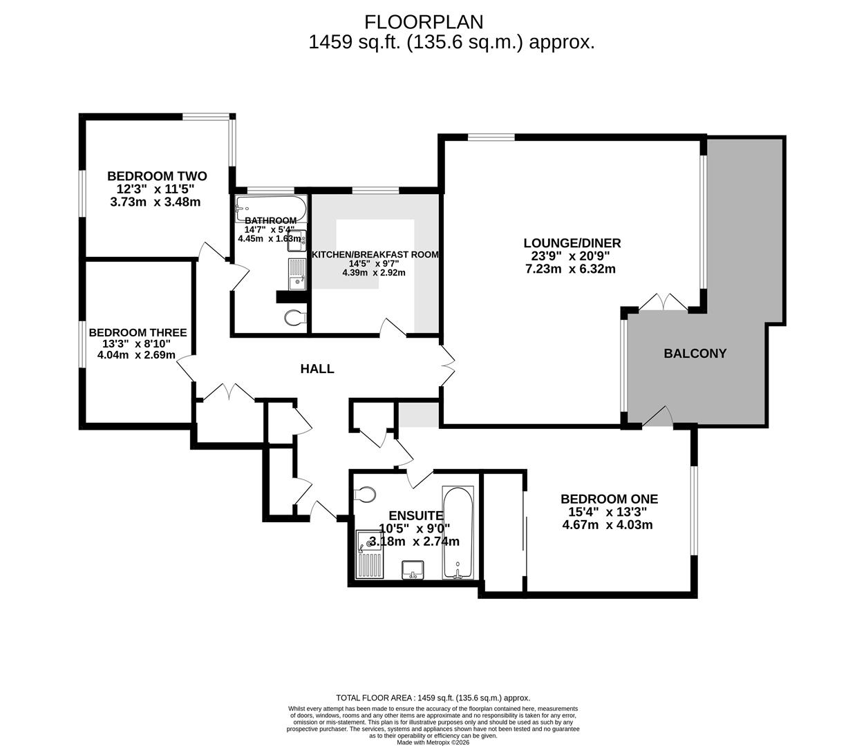 43, 43, Branksome Towers, Dorset floorplan