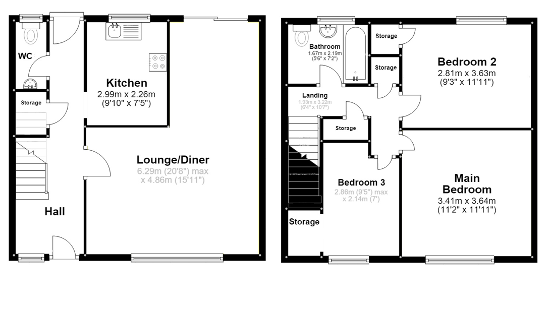 40, Grange Close, Burton Upon Trent floorplan