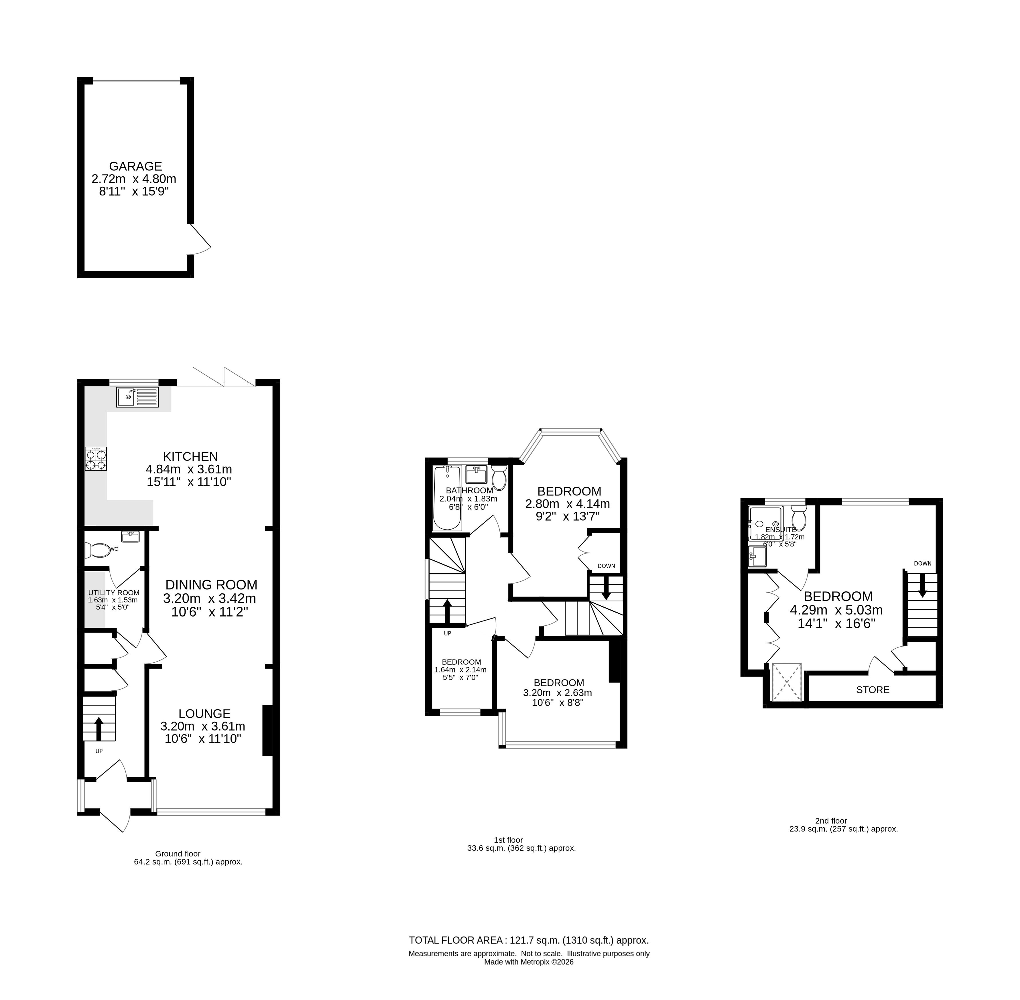 87, St. Margarets Avenue, Sutton floorplan