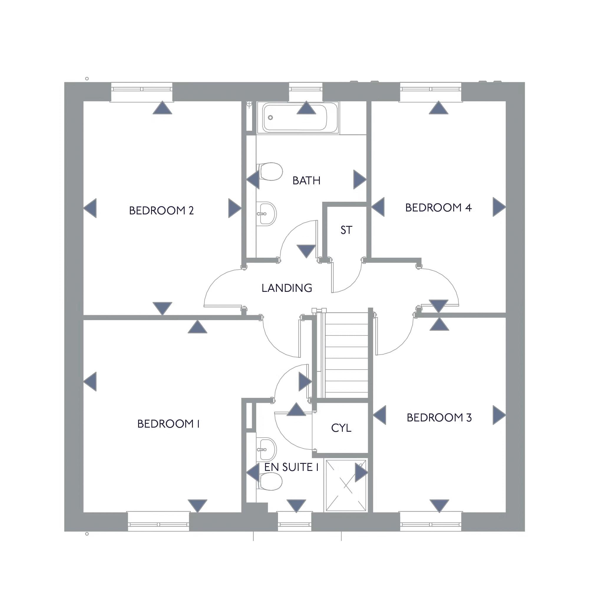 Plot 3 The Chatsworth, Main Street, York floorplan