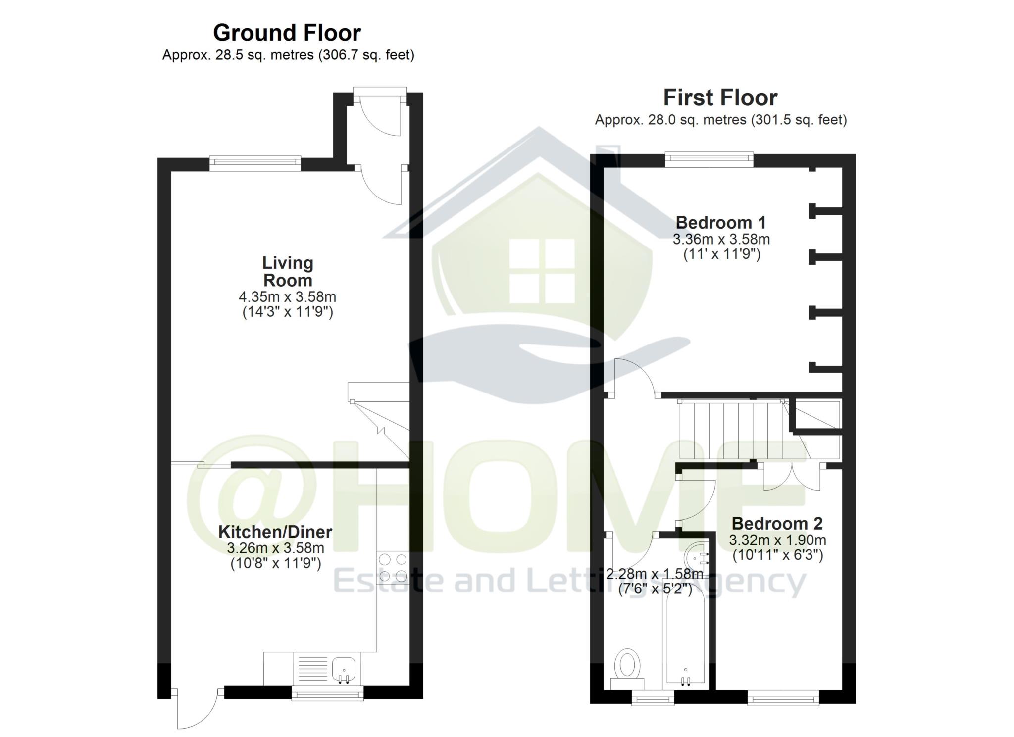 2 Bedrooms End terrace house for sale in Crockhurst, Southwater, Horsham RH13