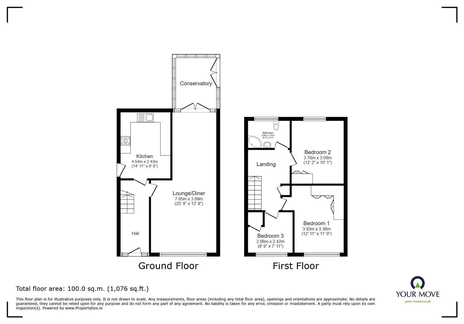 18, Clint Hill Drive, Leicester floorplan