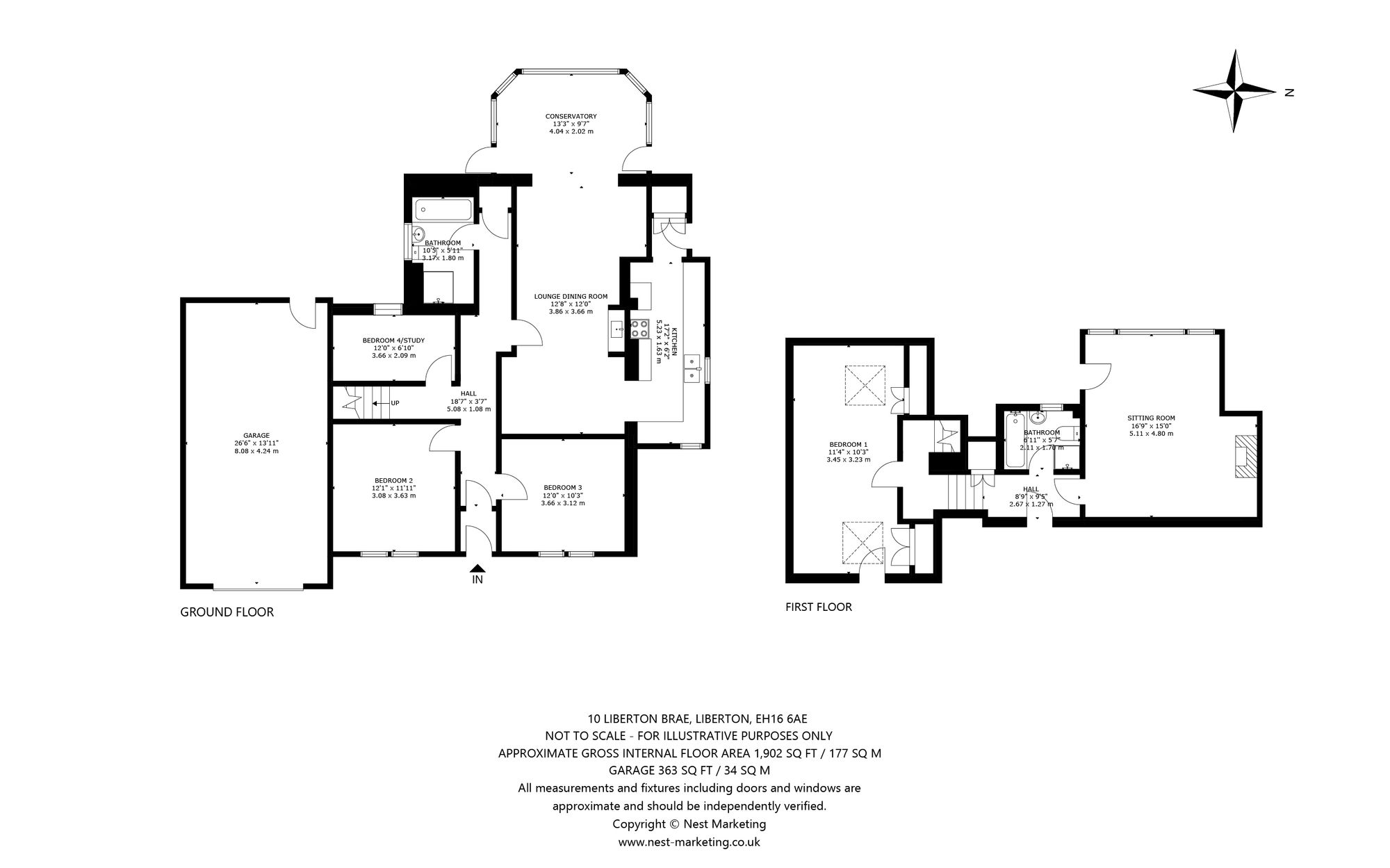 10 Liberton Brae, Edinburgh floorplan