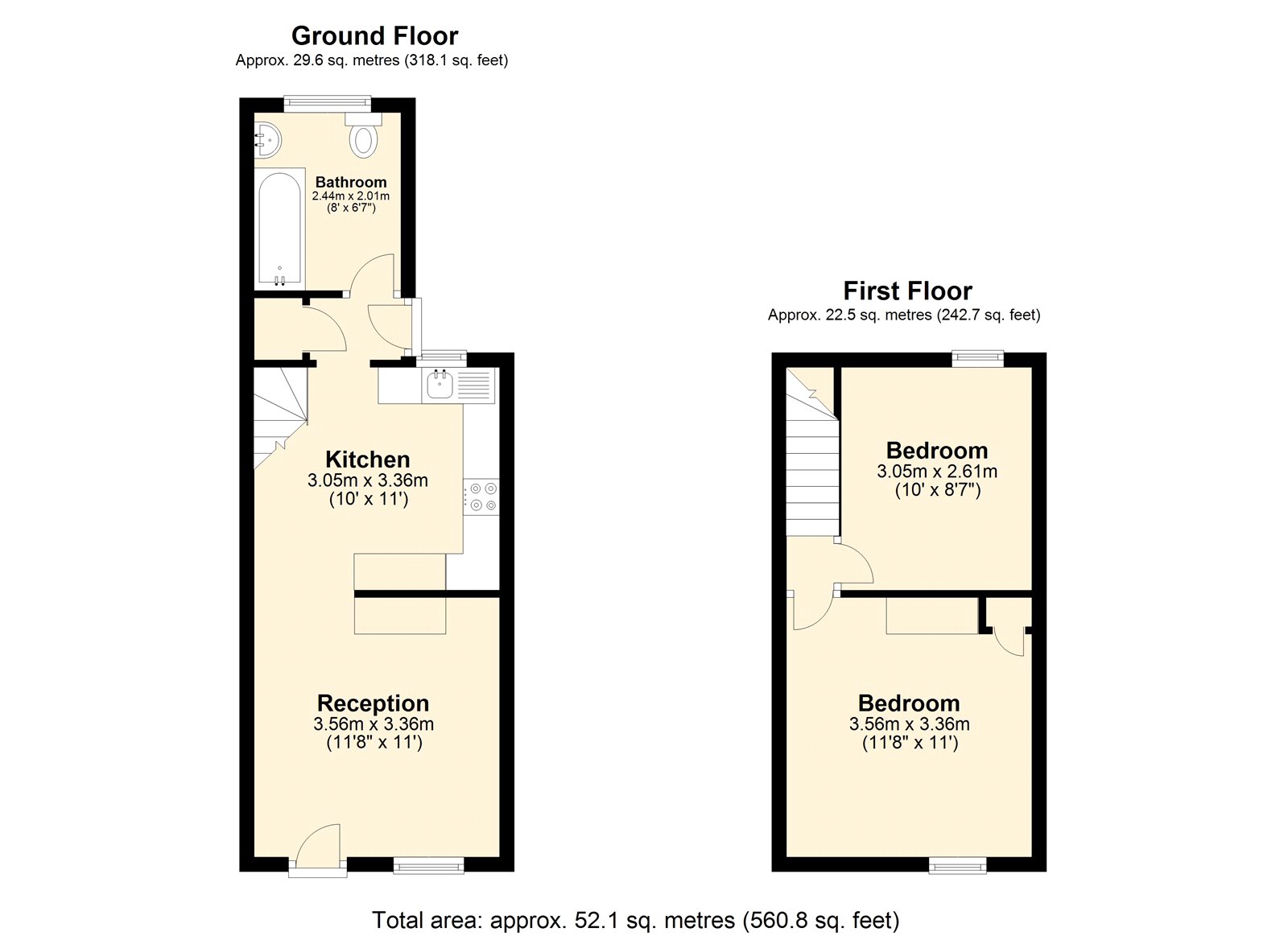 Church Hill, Wilmington, Dartford, Kent DA2, 2 bedroom terraced house