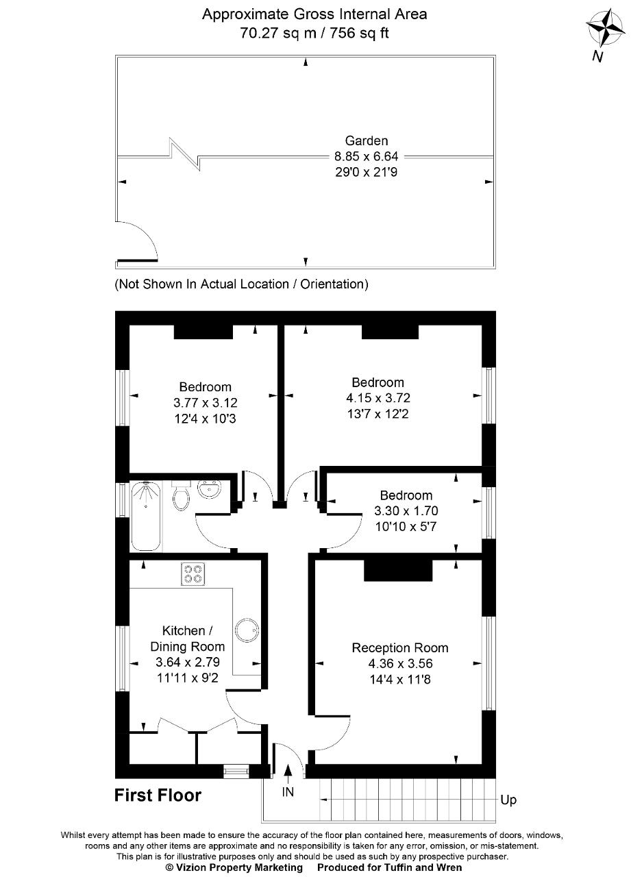 12a, Dryden Avenue, London floorplan