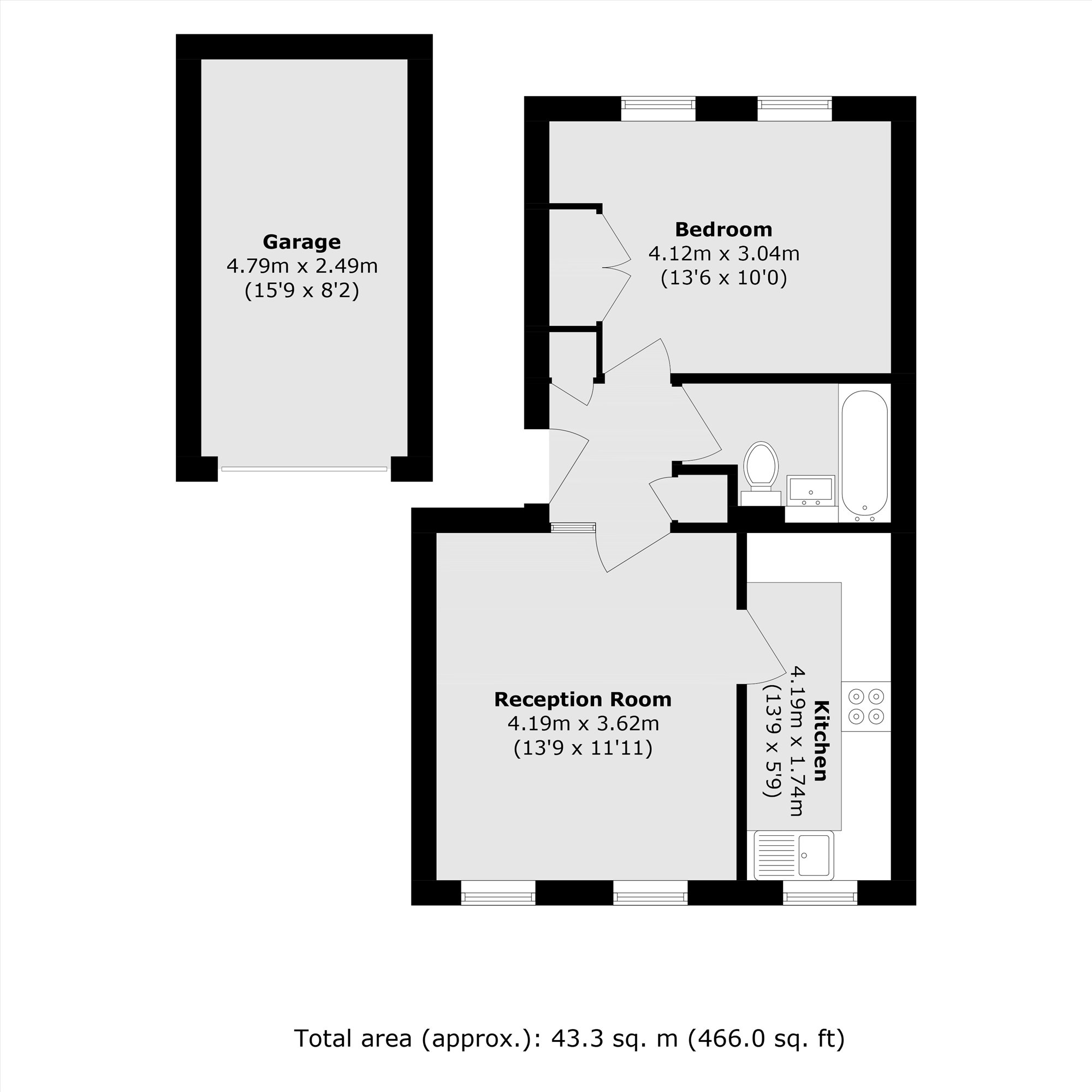69, Harrowdene Gardens, Teddington floorplan