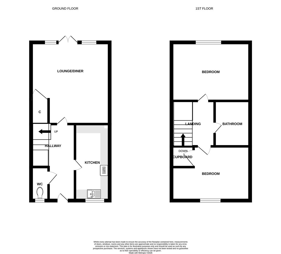 50, Limestone Close, Ipswich floorplan