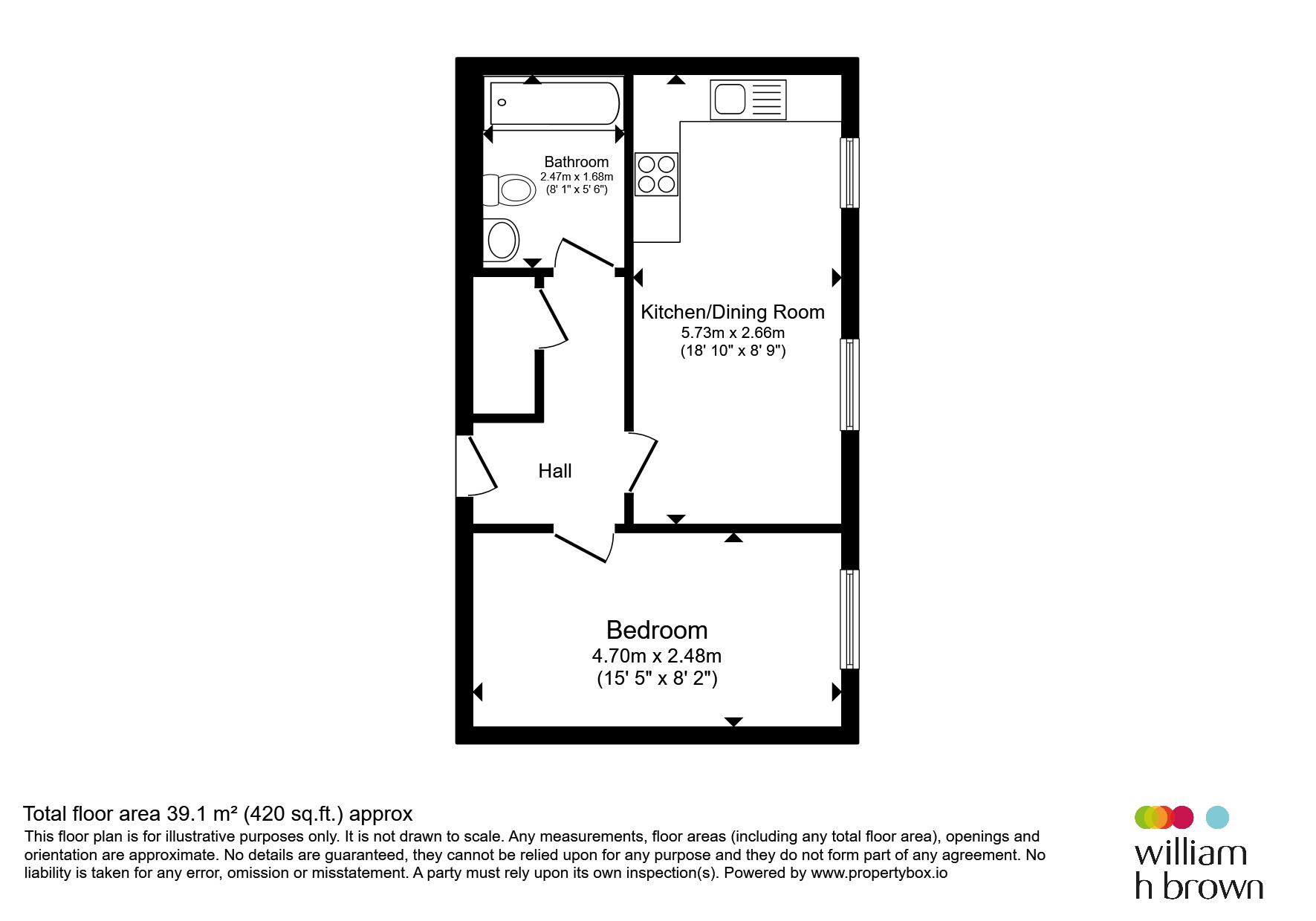 Boulevard Works Hartley Road, Nottingham floorplan