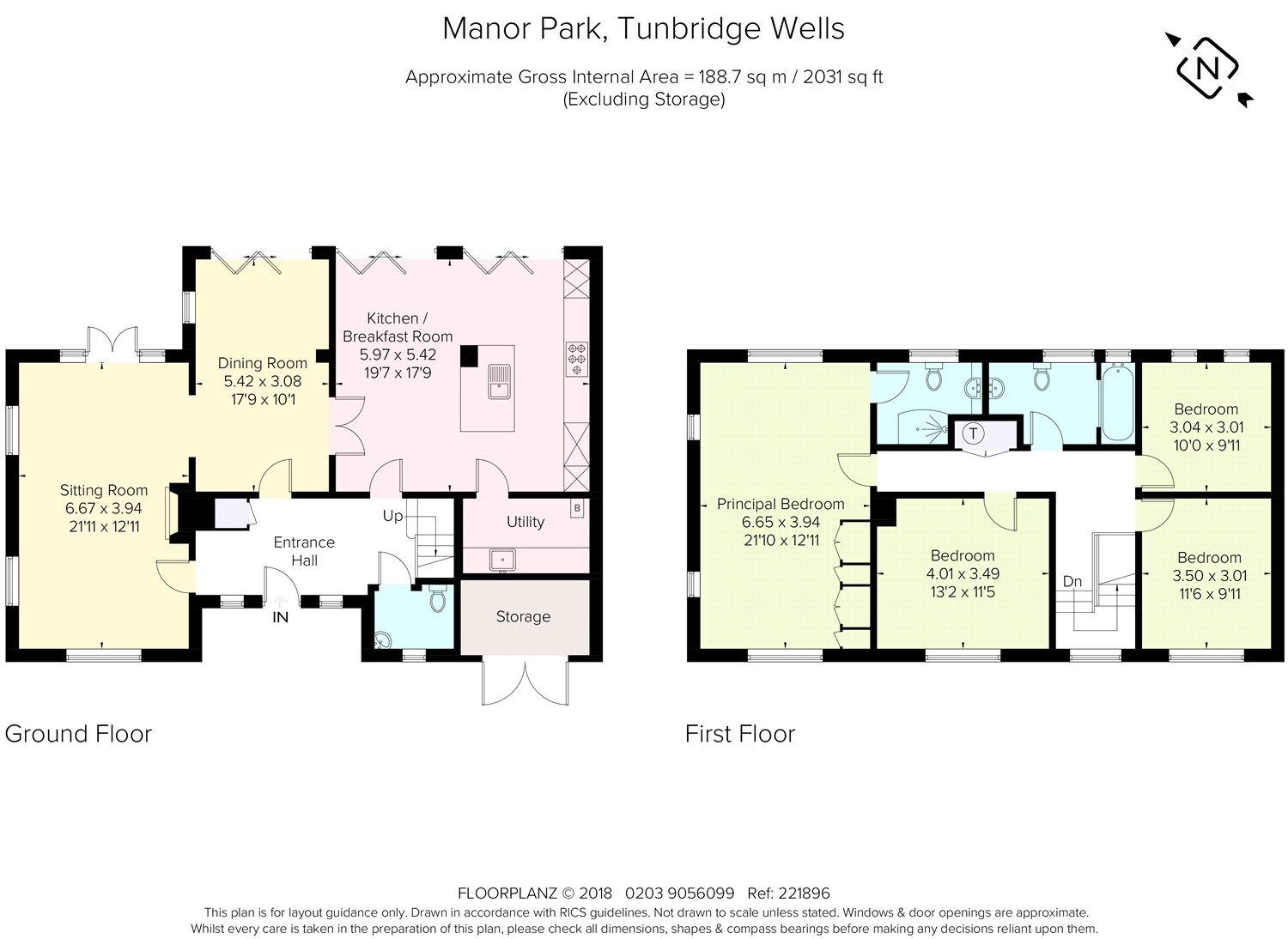 4 Bedrooms Detached house for sale in Manor Park, Tunbridge Wells, Kent TN4