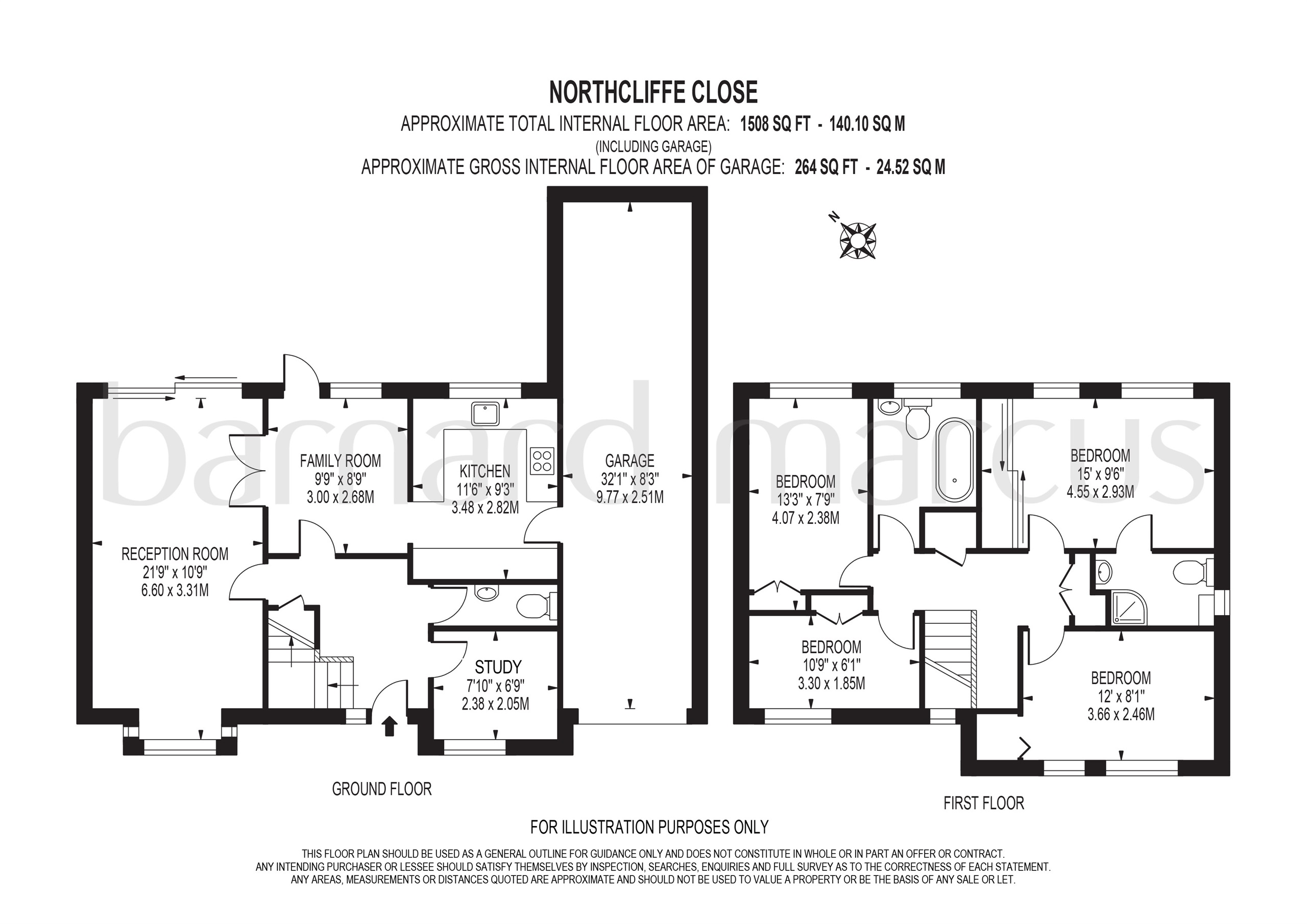 4 Bedrooms Detached house for sale in Northcliffe Close, Worcester Park KT4