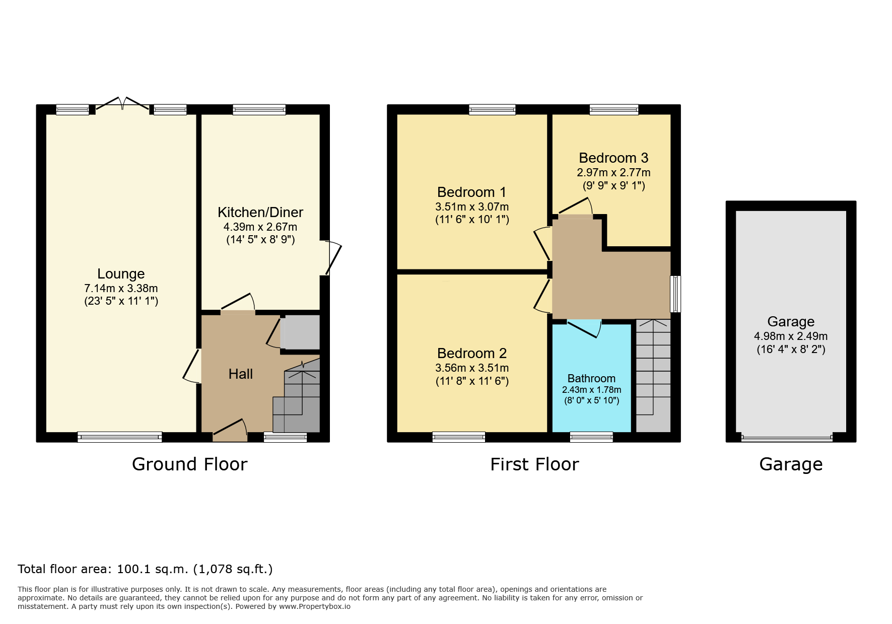 44 Peters Avenue, Leicester floorplan