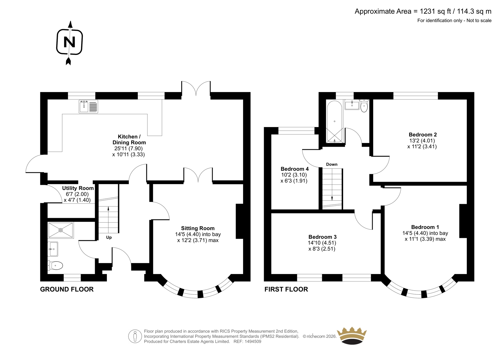 6, Wilton Crescent, Southampton floorplan