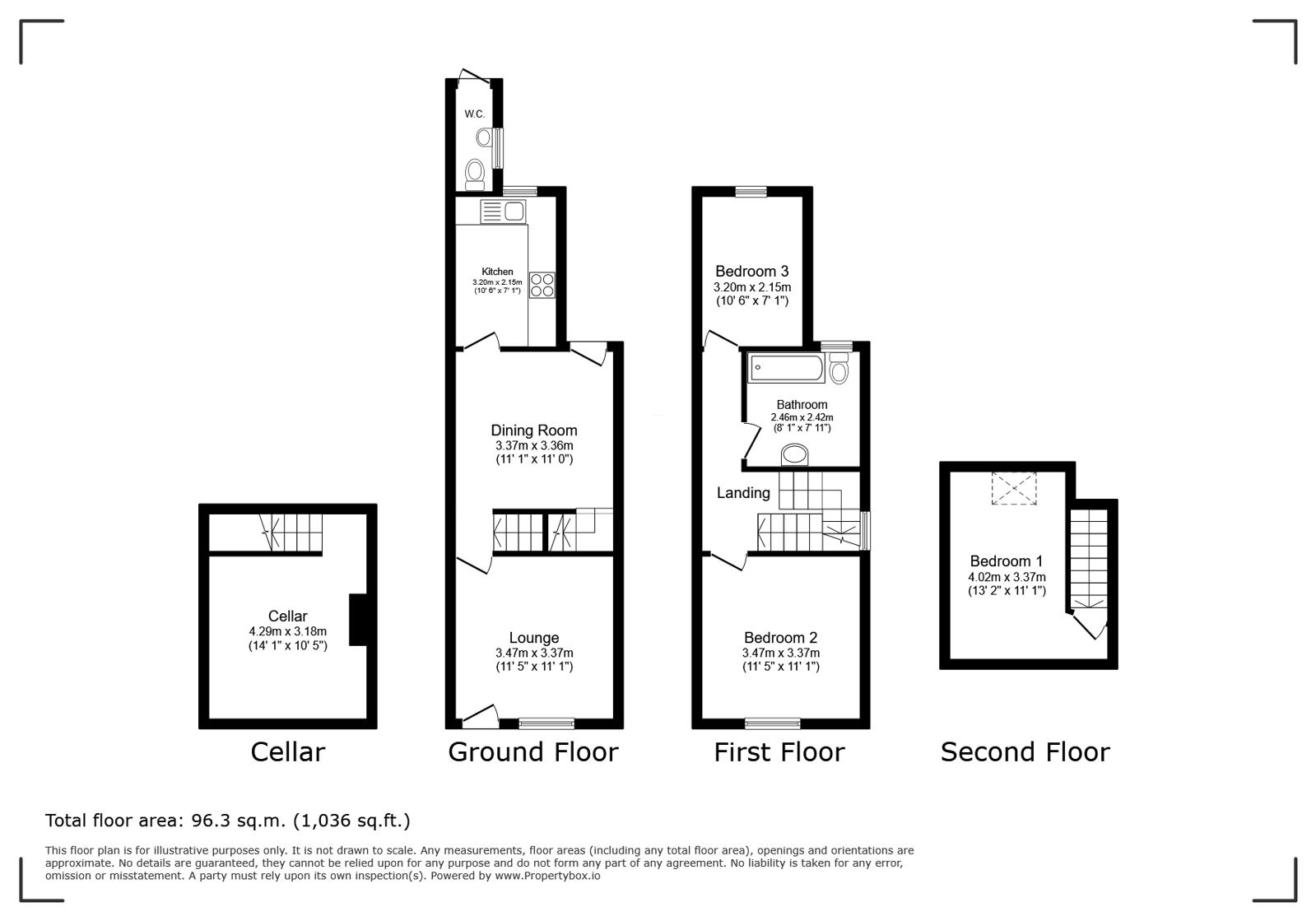 94, Queens Road, Hampshire floorplan