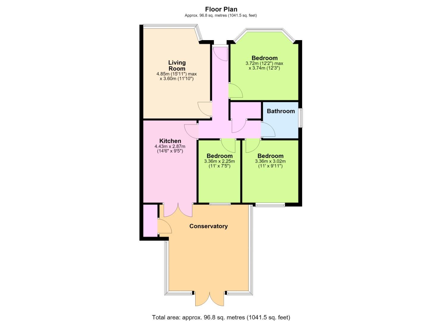 23, Chester Avenue, Lancing floorplan