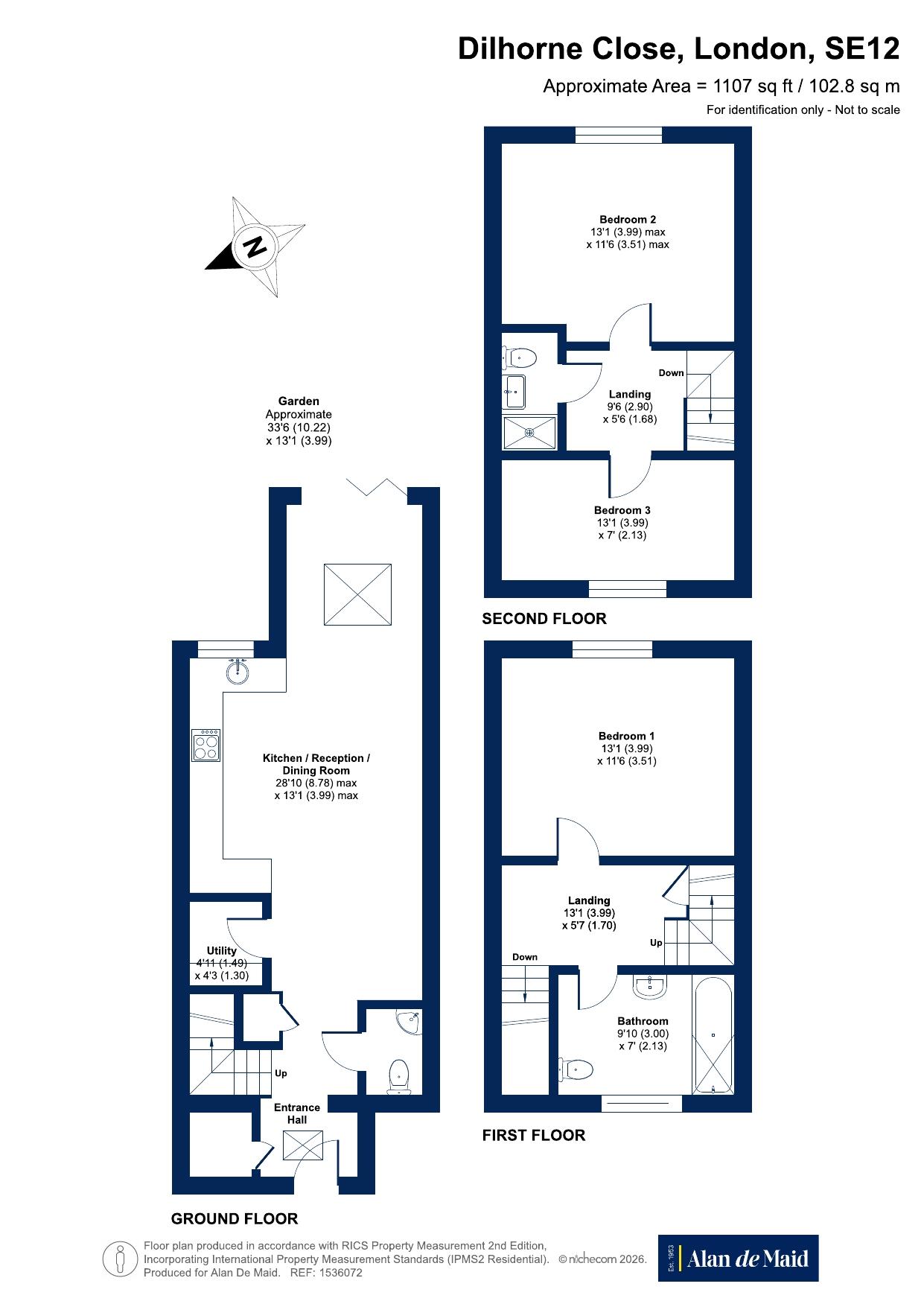 Dilhorne Close, London floorplan