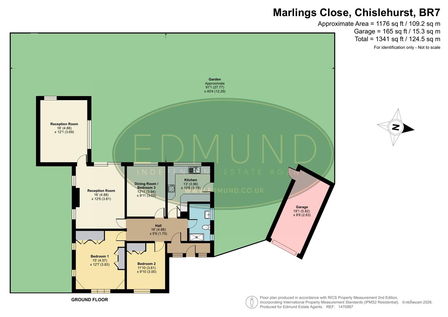 7, Marlings Close, Chislehurst floorplan