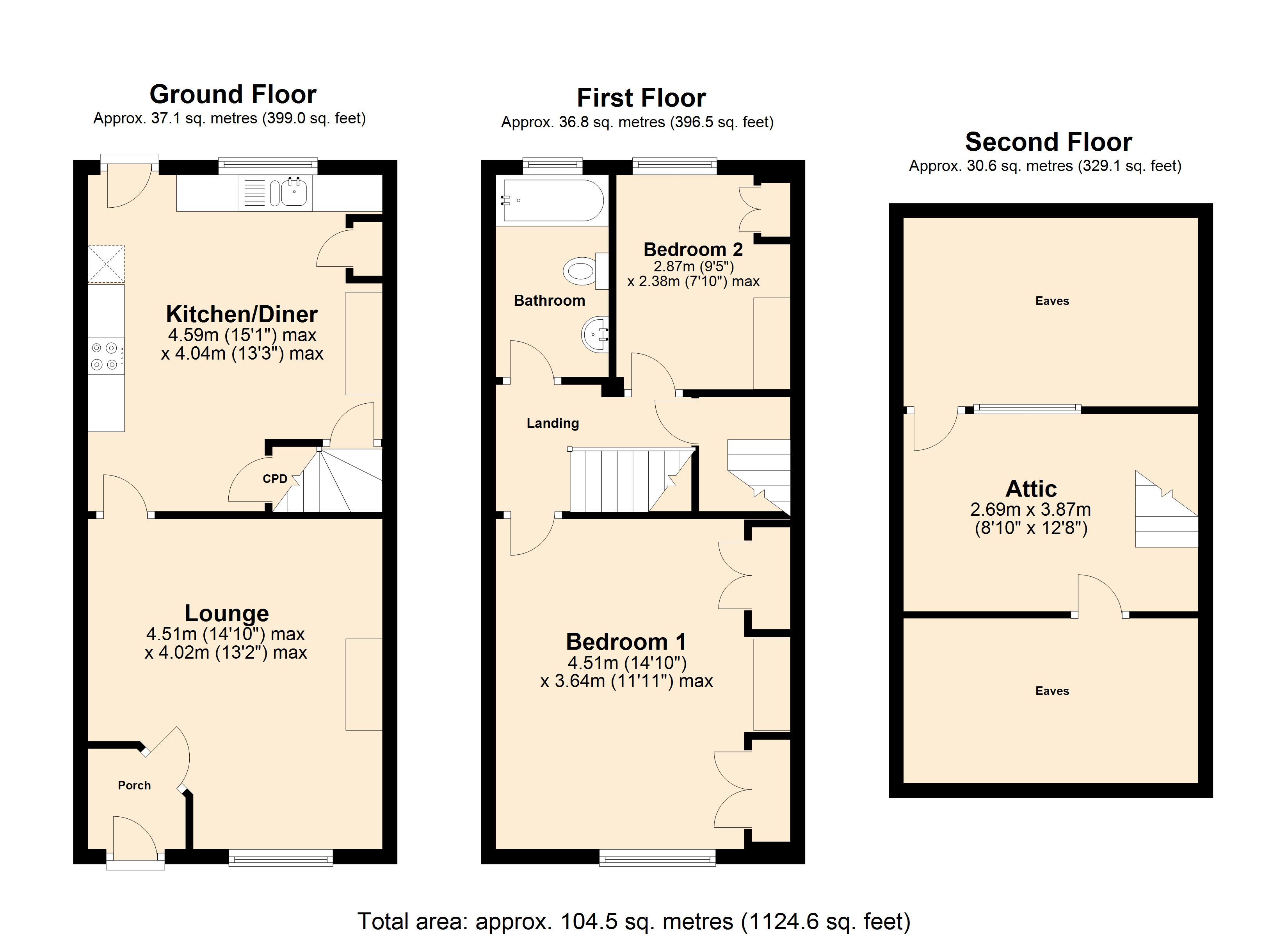 Whitworth Road, Rochdale OL12, 2 bedroom end terrace house for sale