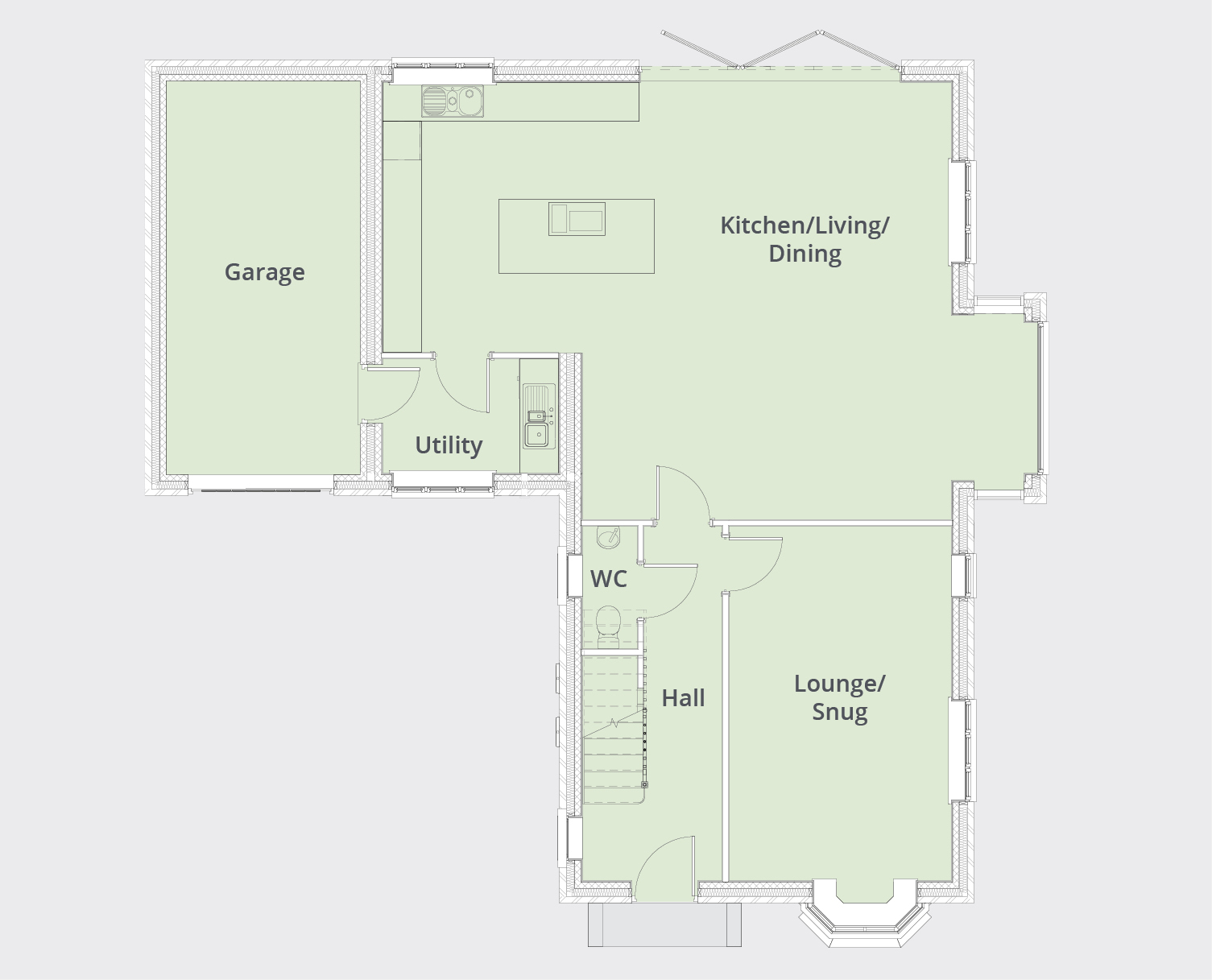Wood Lane, Gedling, Nottingham NG4, 5 bedroom detached house for sale