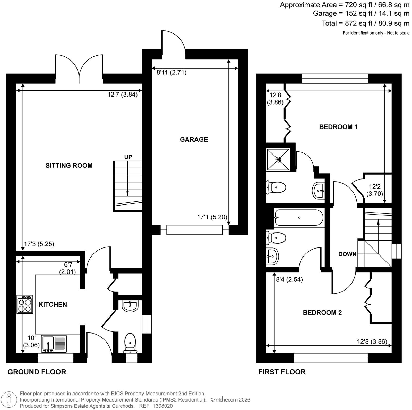 1, Clarendon Gate, Ottershaw floorplan