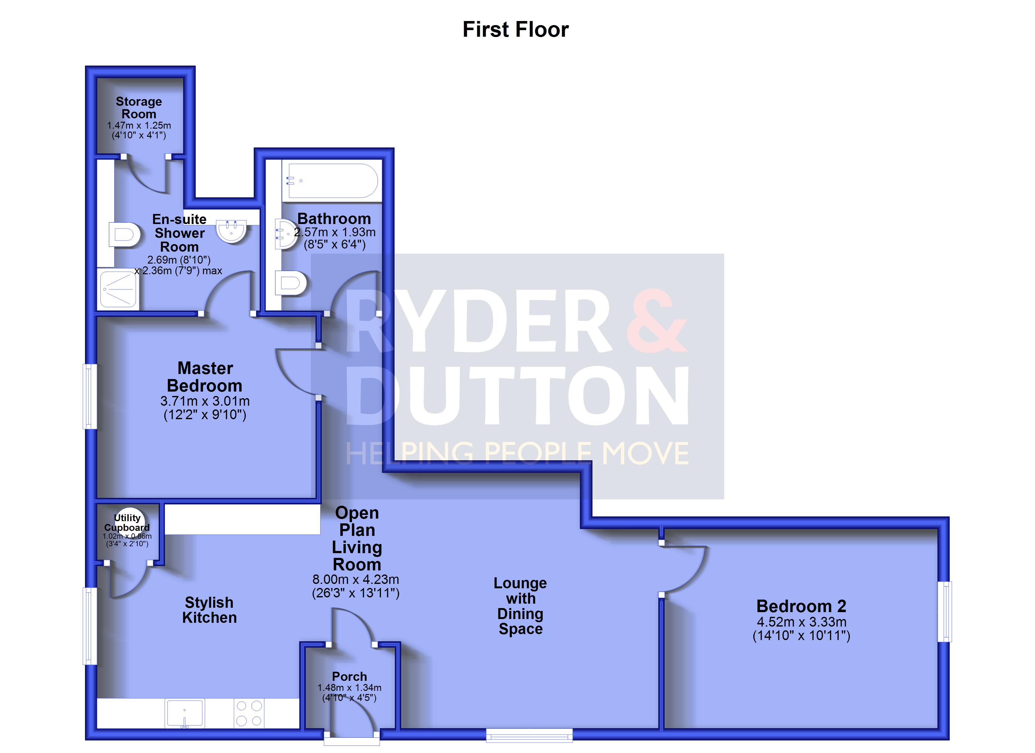 8, Holden Vale House, Helmshore floorplan