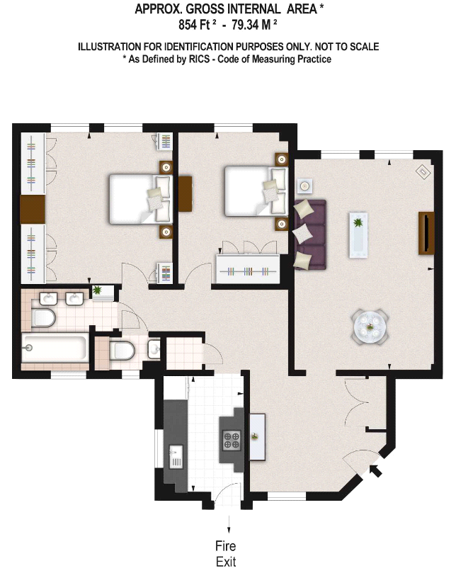 2 Bedrooms Flat to rent in Pelham Court, 145 Fulham Place, London SW3