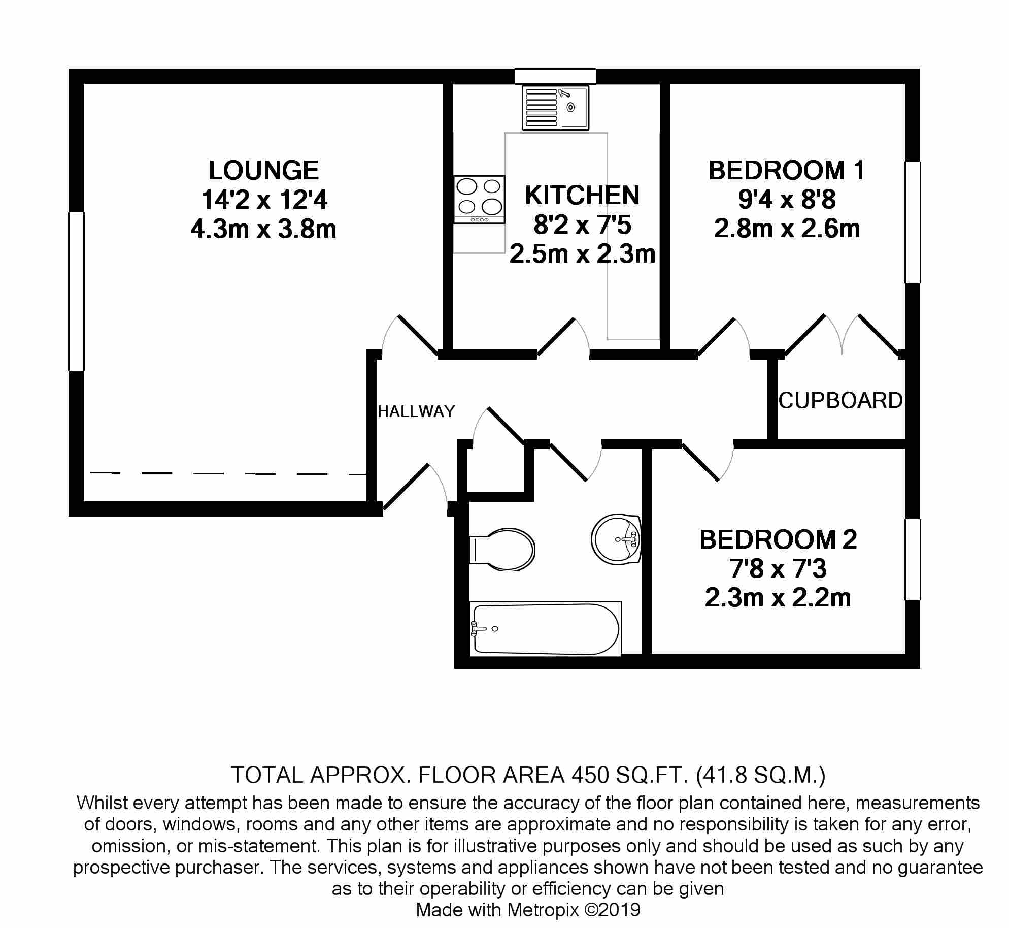 2 Bedrooms Flat for sale in Lingfield Close, High Wycombe, Buckinghamshire HP13