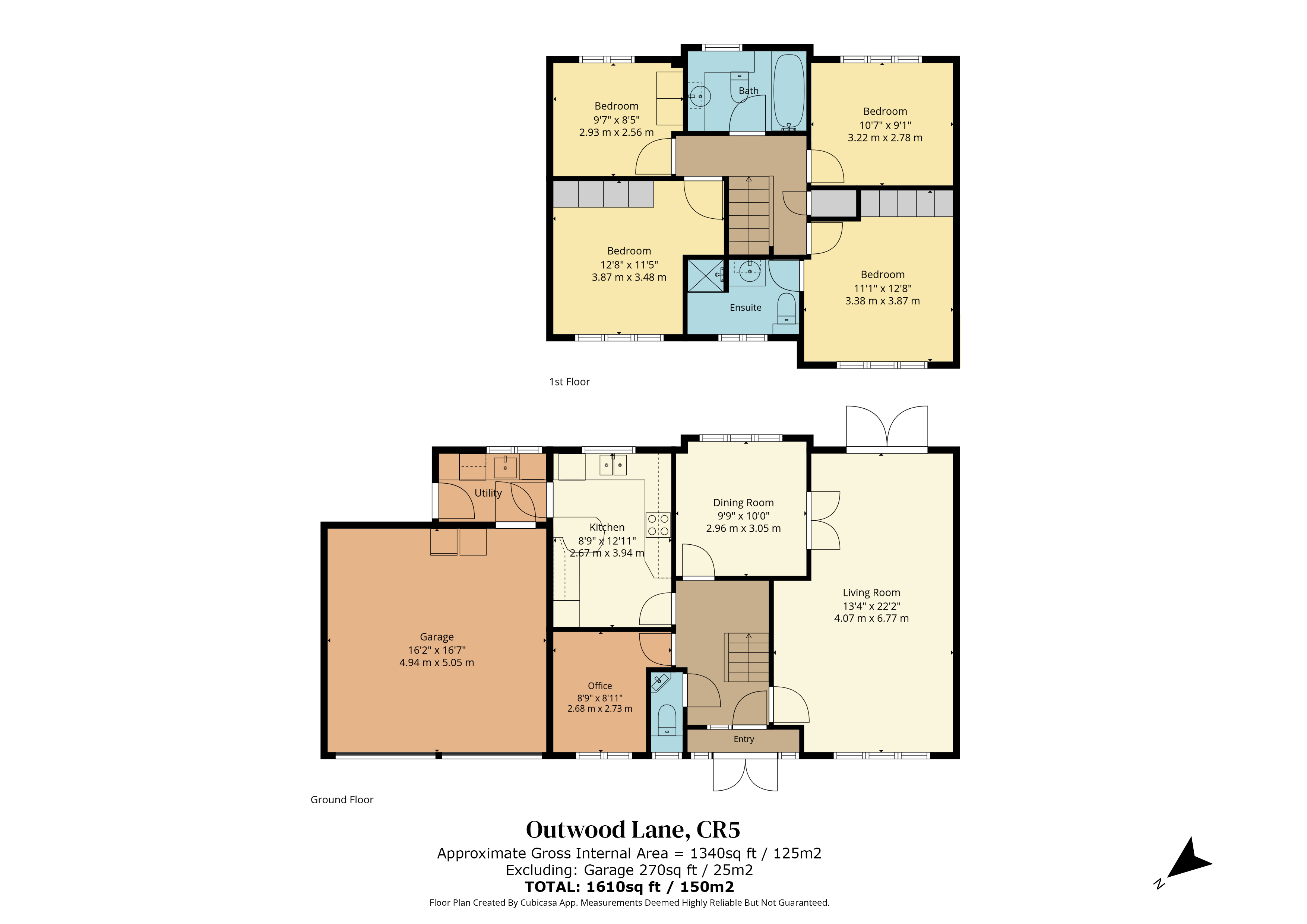 90, Outwood Lane, Coulsdon floorplan