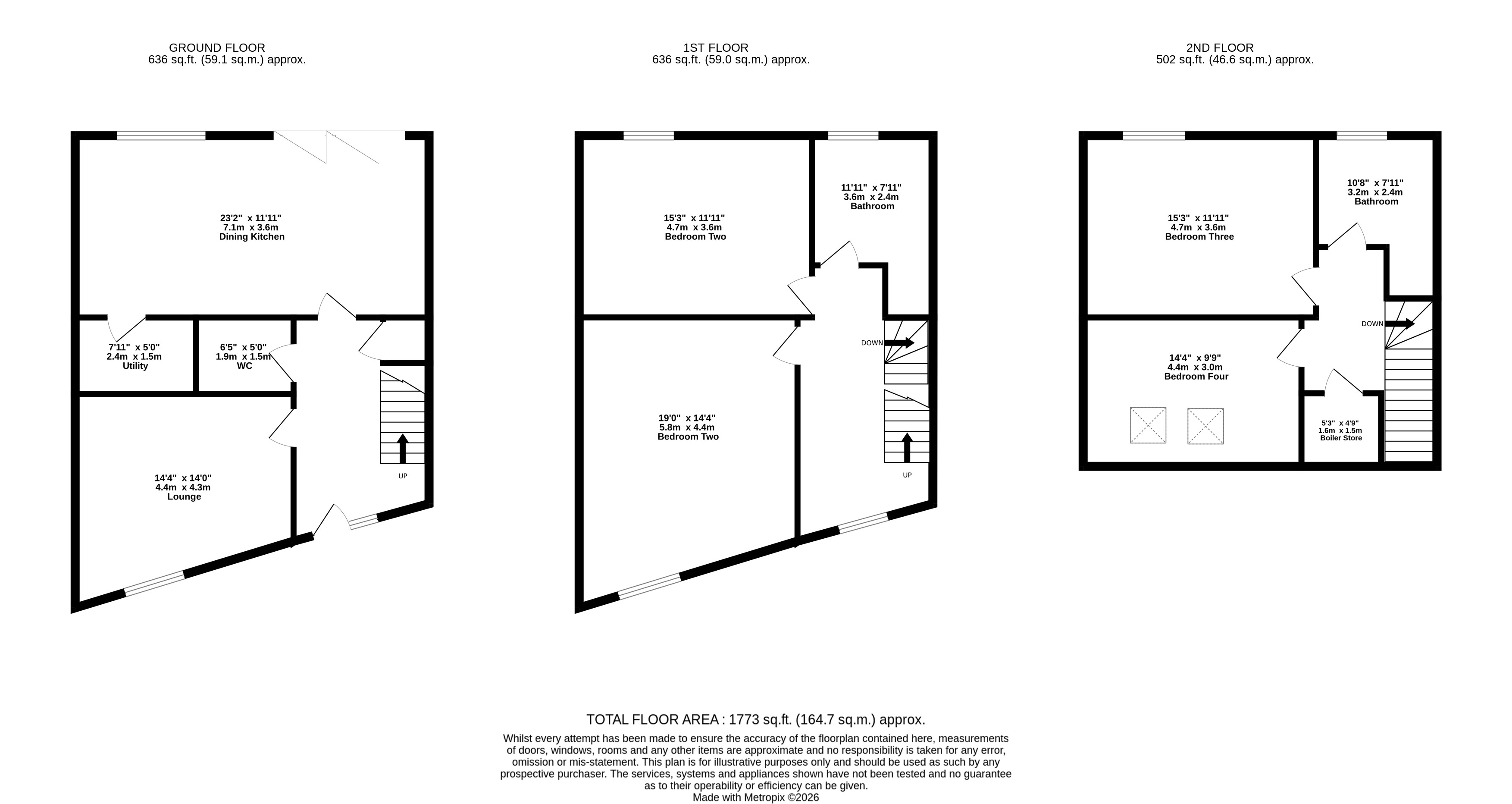 The Dairy, 1b, School Hill, South Crosland floorplan