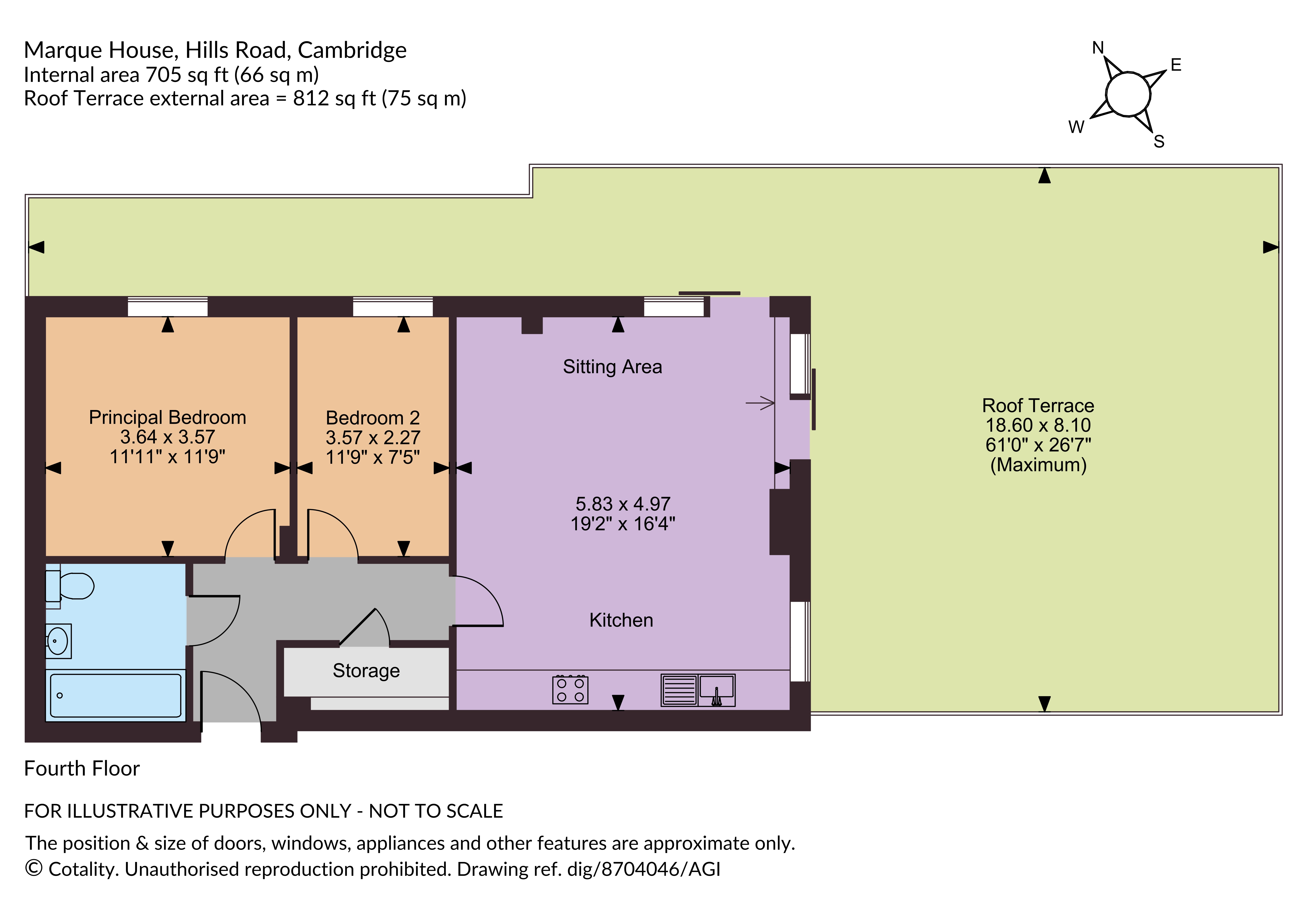90 Marque House, 143, Hills Road, Cambridgeshire floorplan
