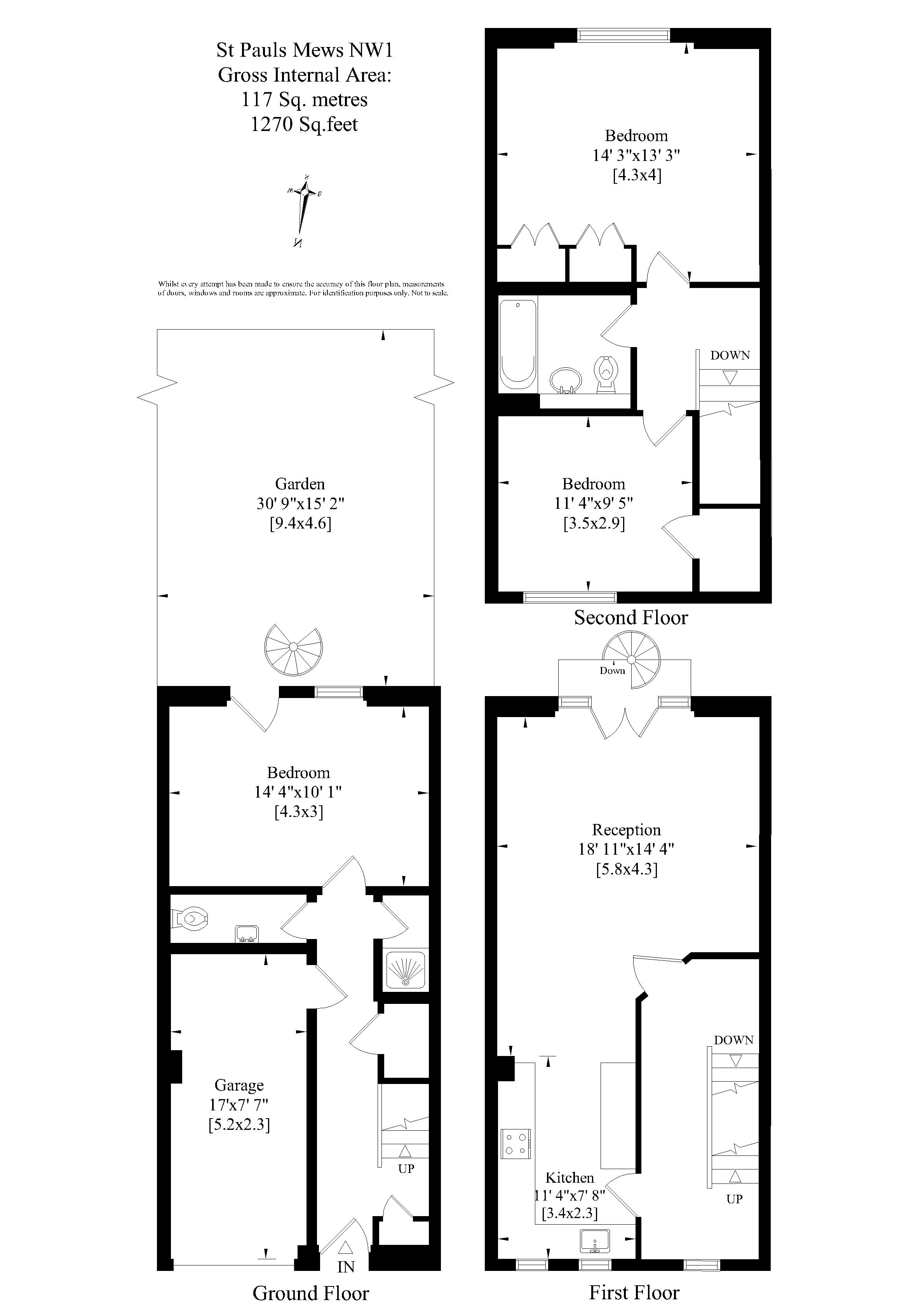 1, 1, St Pauls Mews, London floorplan