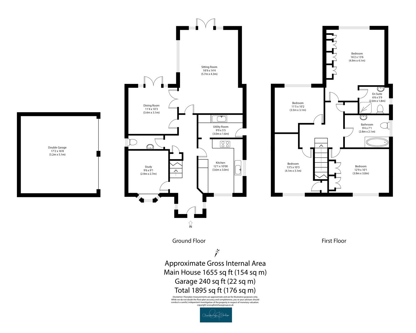 Grane House, Colchester Road, Wix floorplan