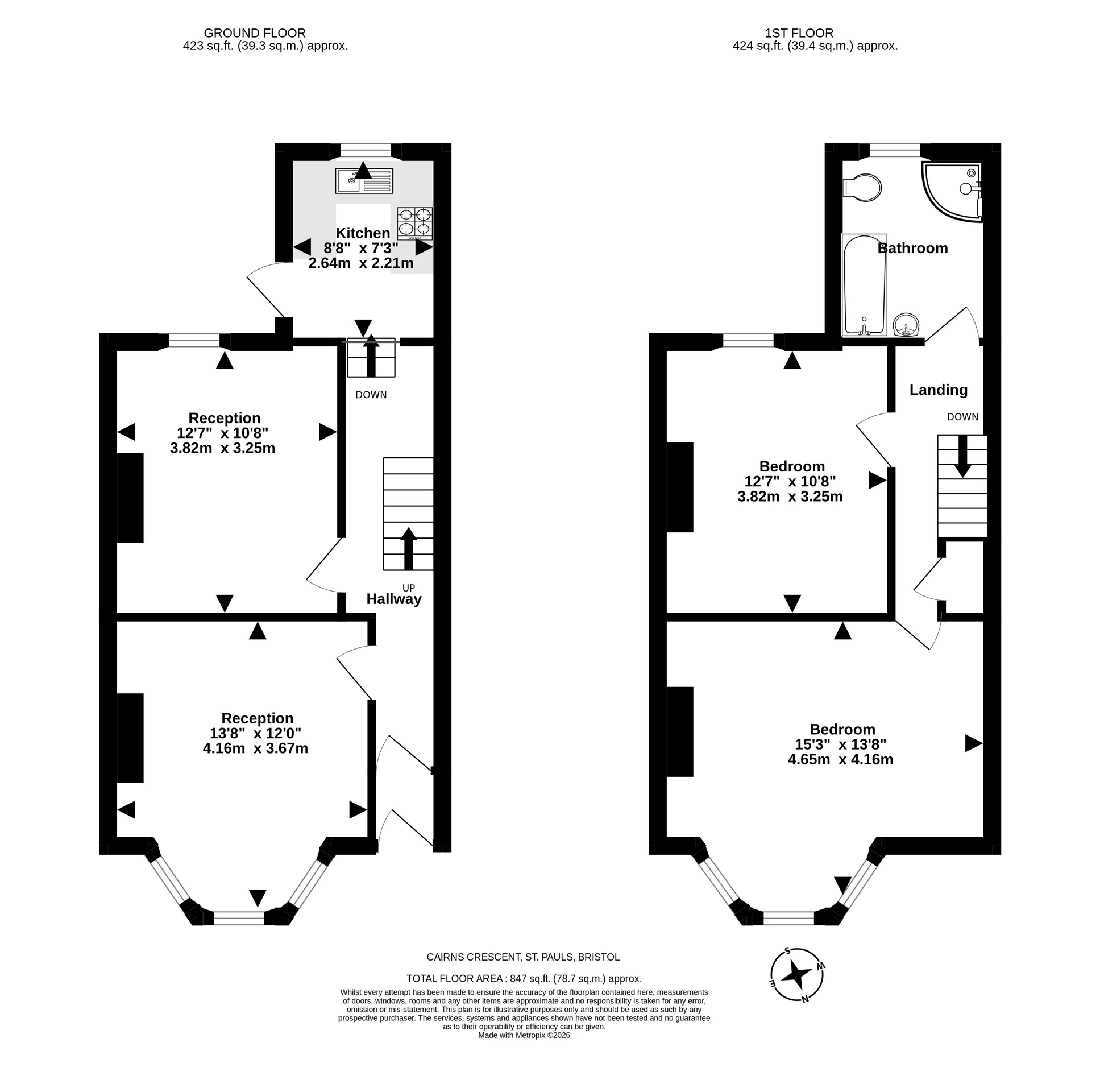 21 Cairns Crescent, Bristol floorplan